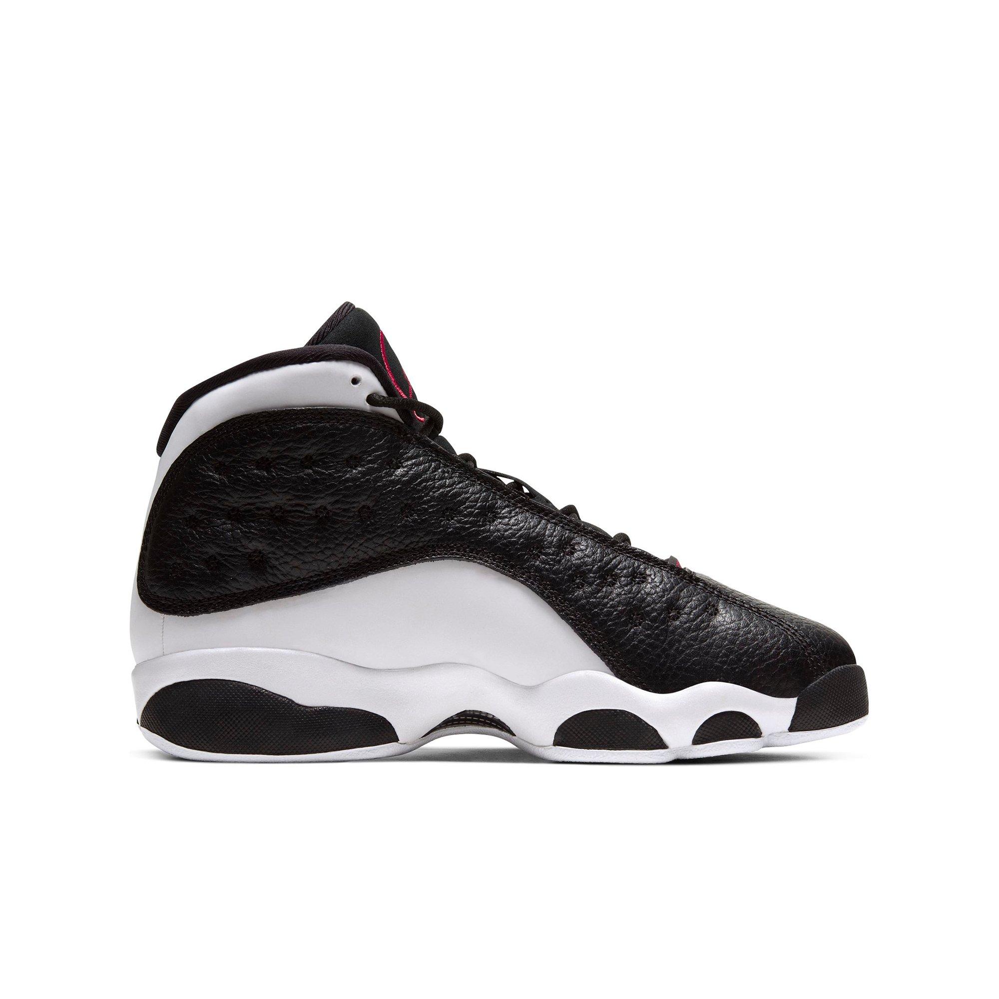 black and white jordans retro 13