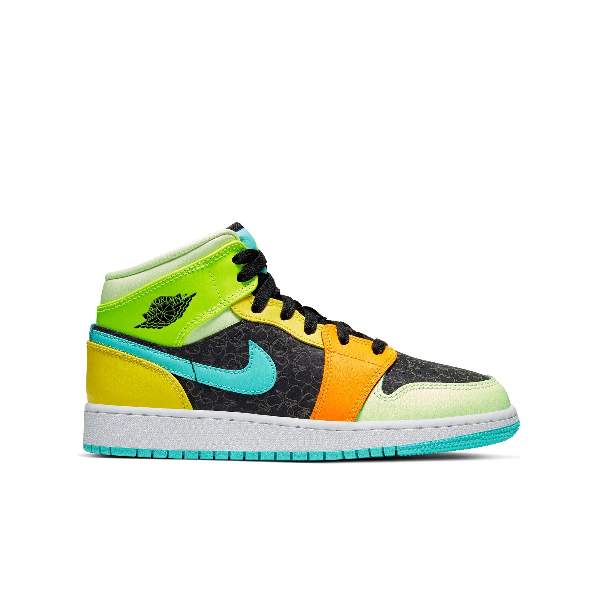 jordan 1 aurora green grade school