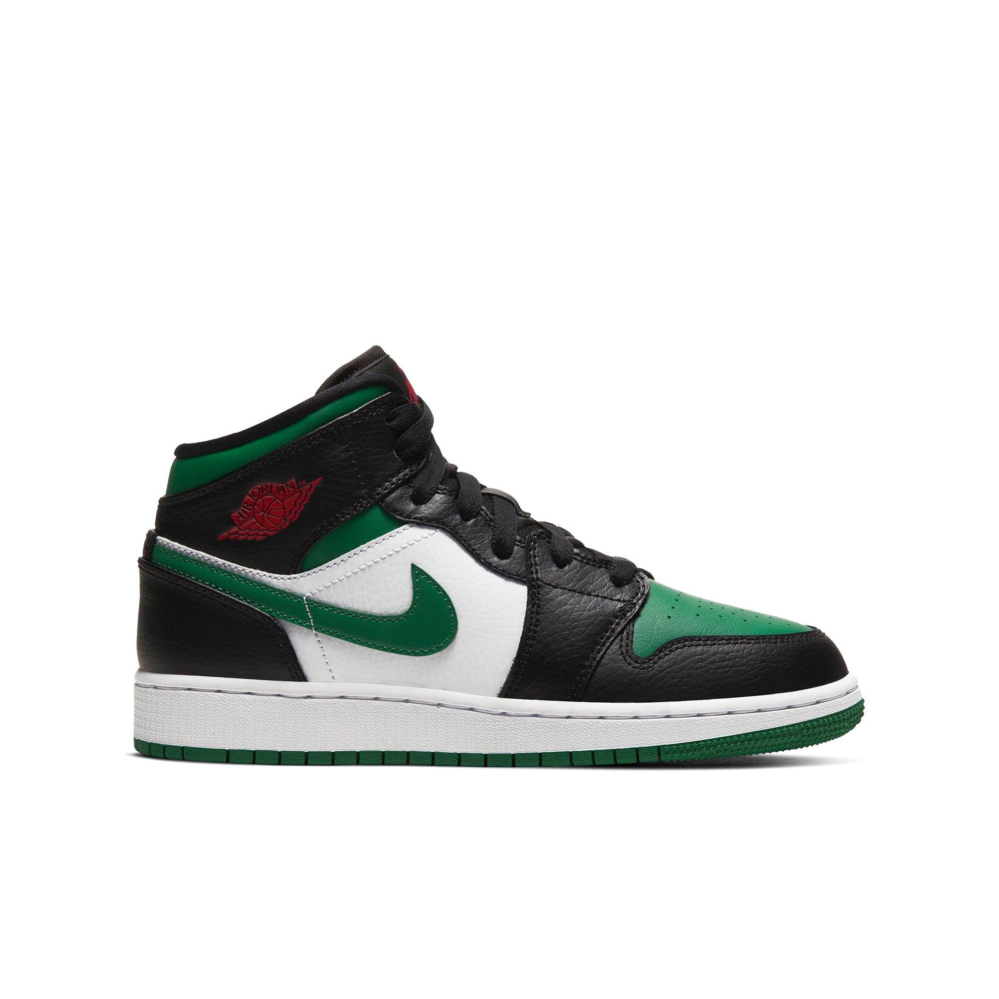 grade school pine green jordan 1