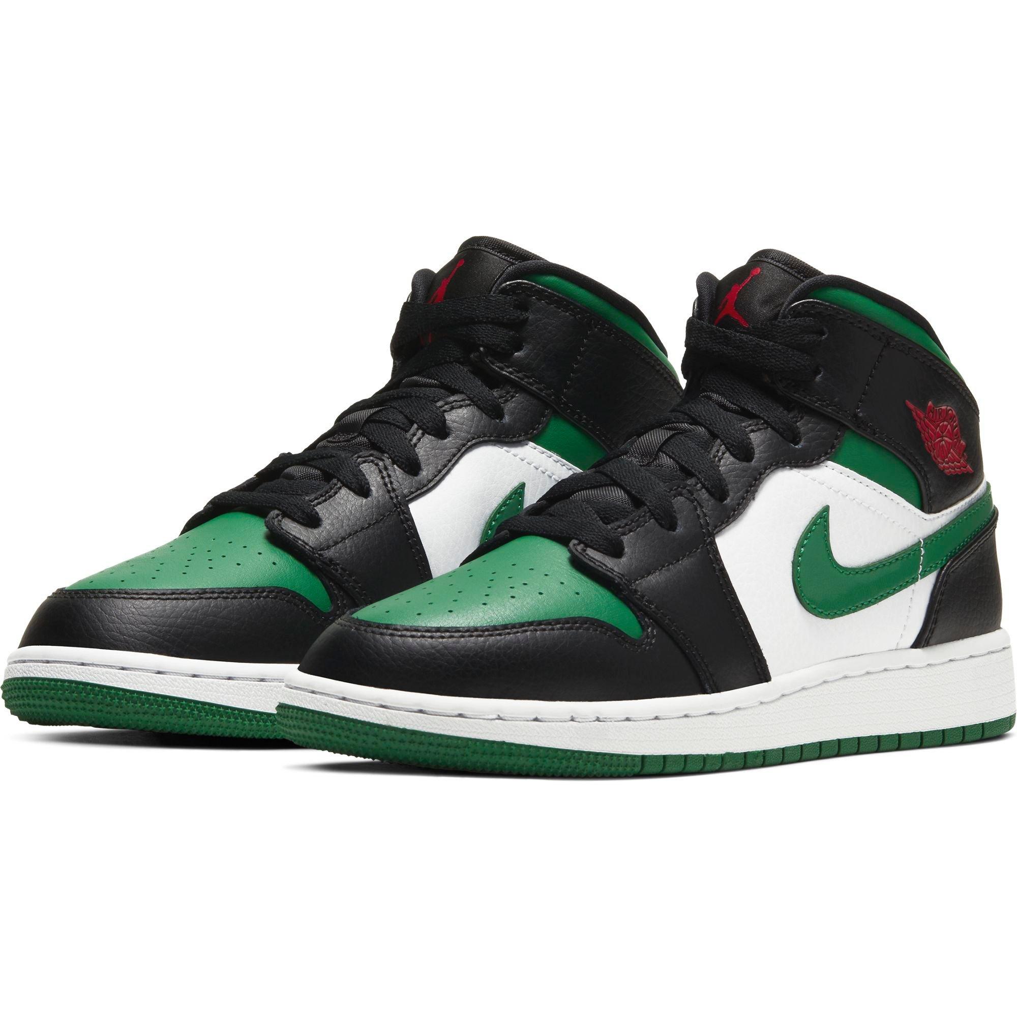 green and black jordan 1s grade school