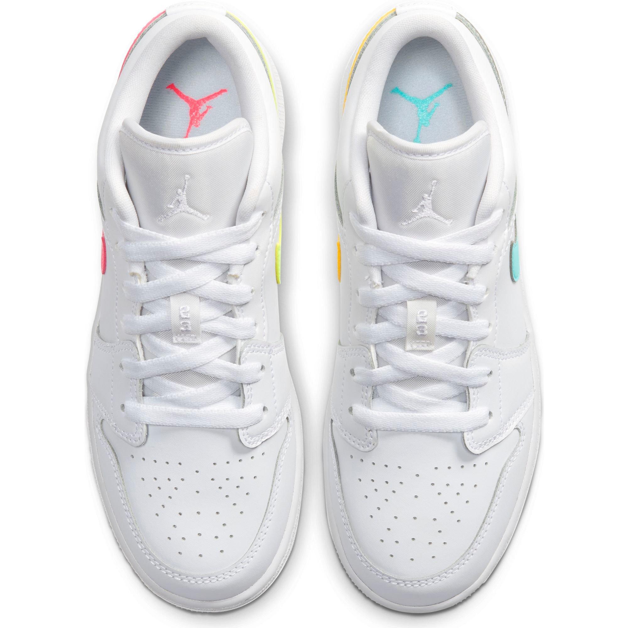 jordan low white neon