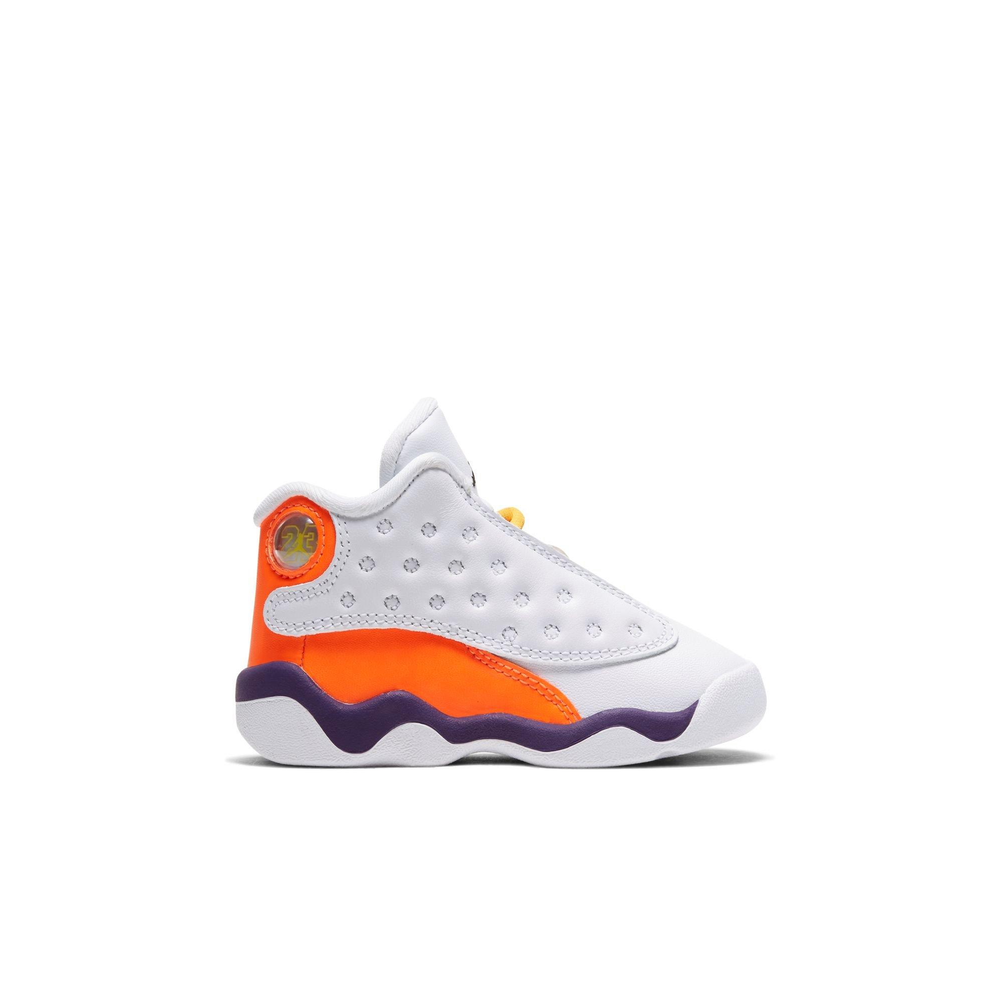 jordan retro 13 orange purple