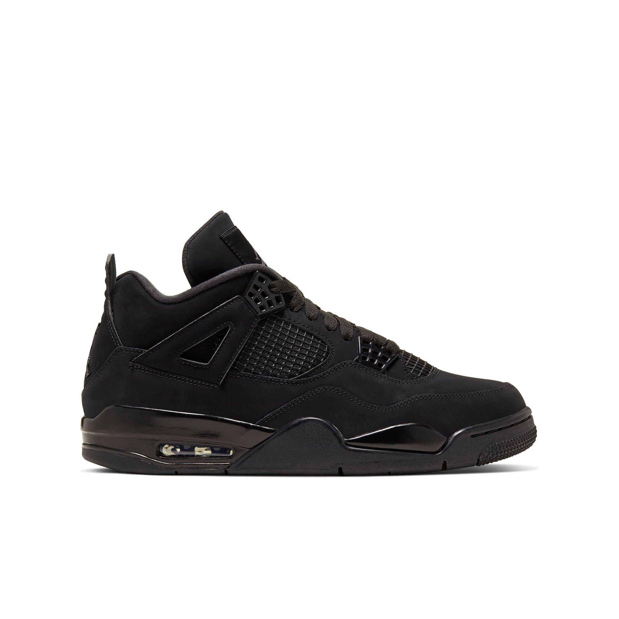 black jordan 4 grade school