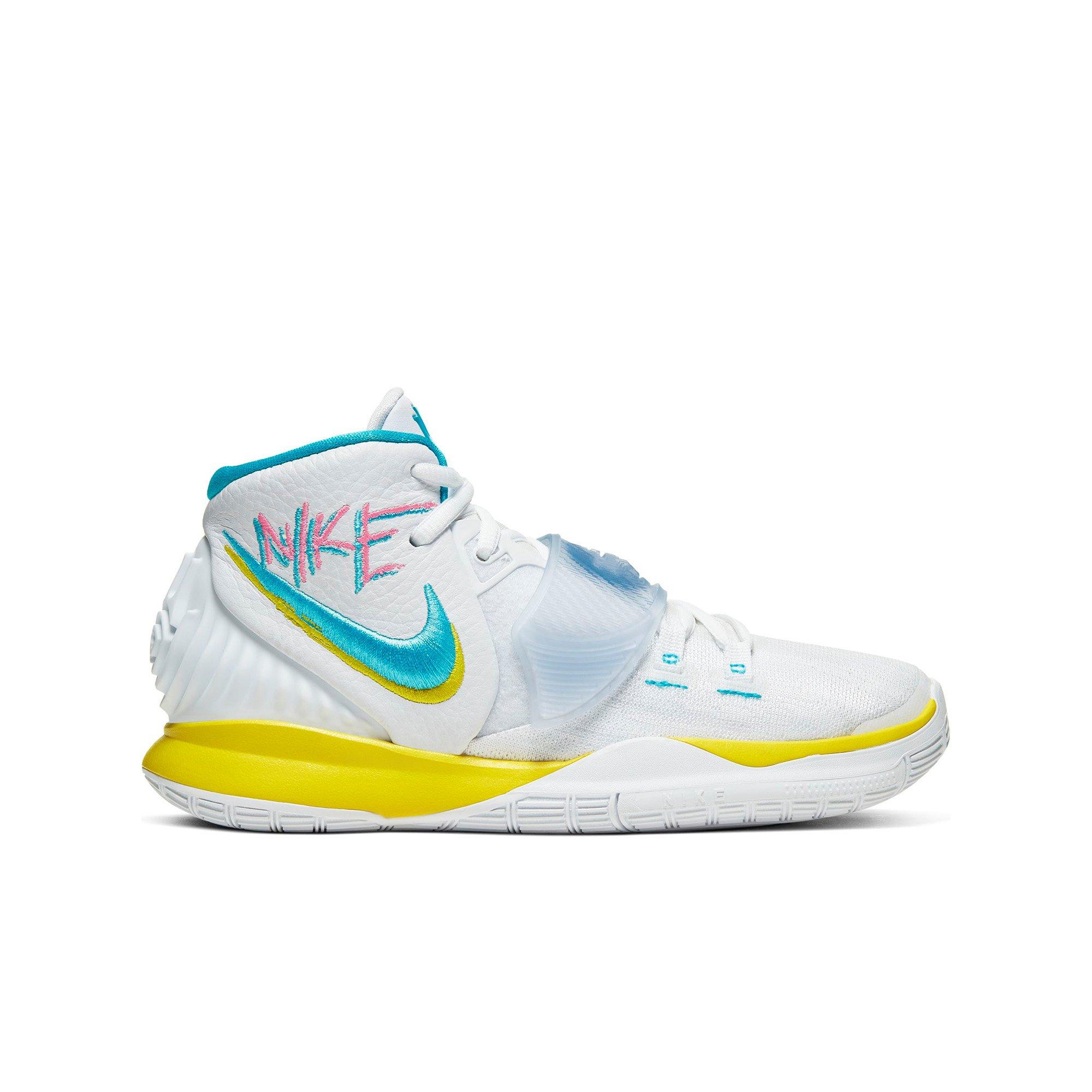 Kyrie shoes blue and on sale white