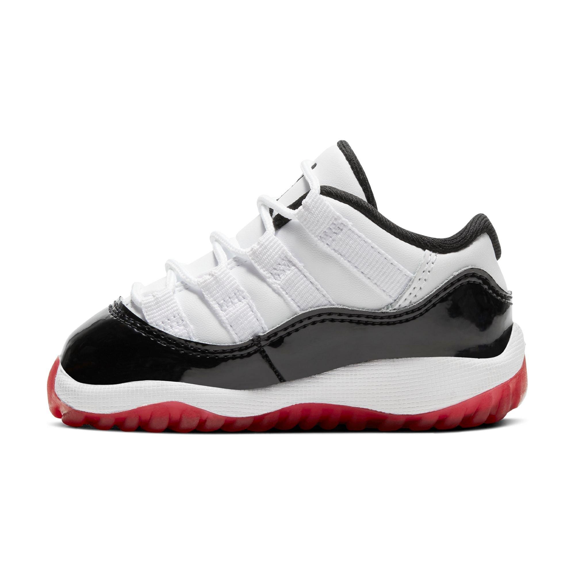 red black and white jordans for toddlers