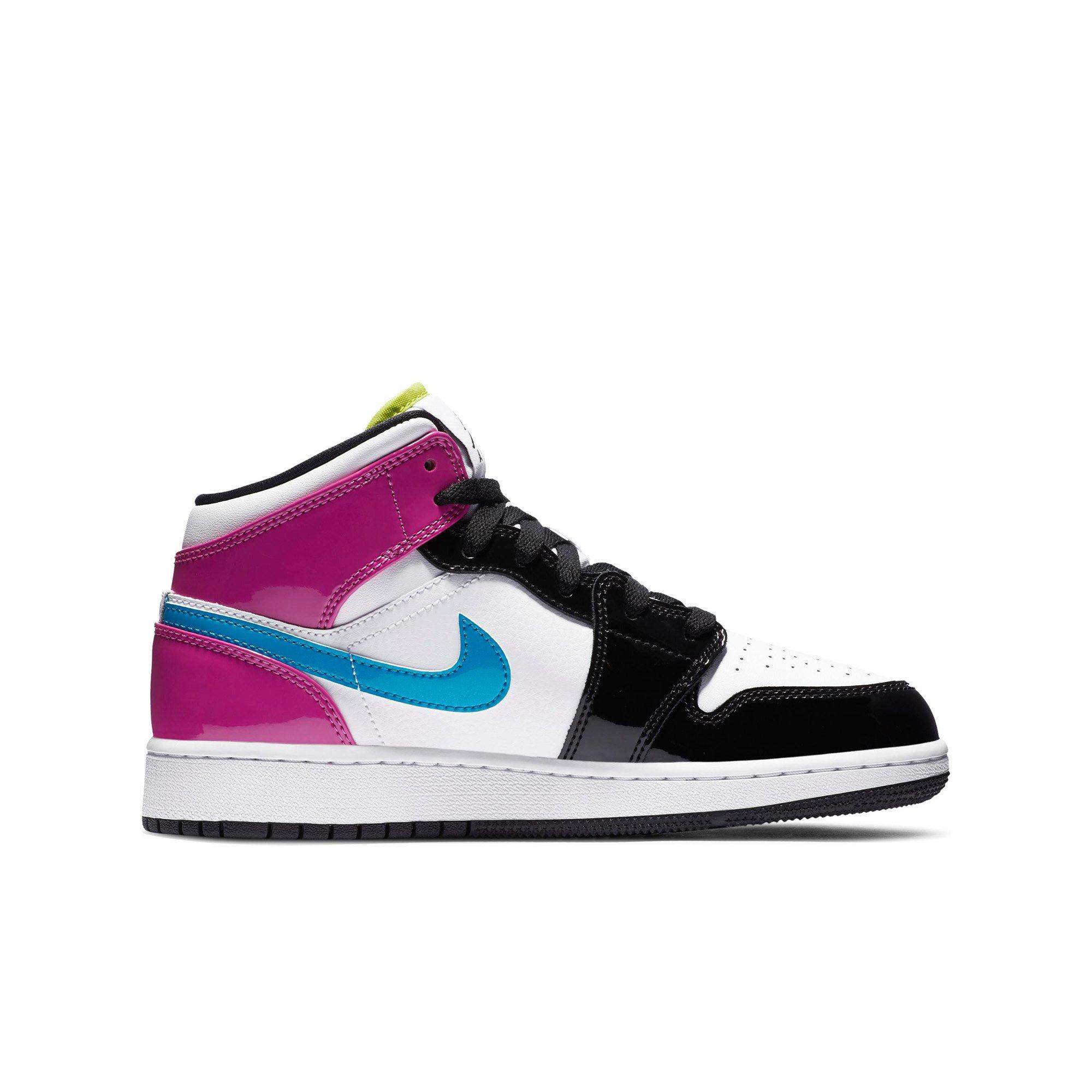 jordan 1 mid multicolor grade school