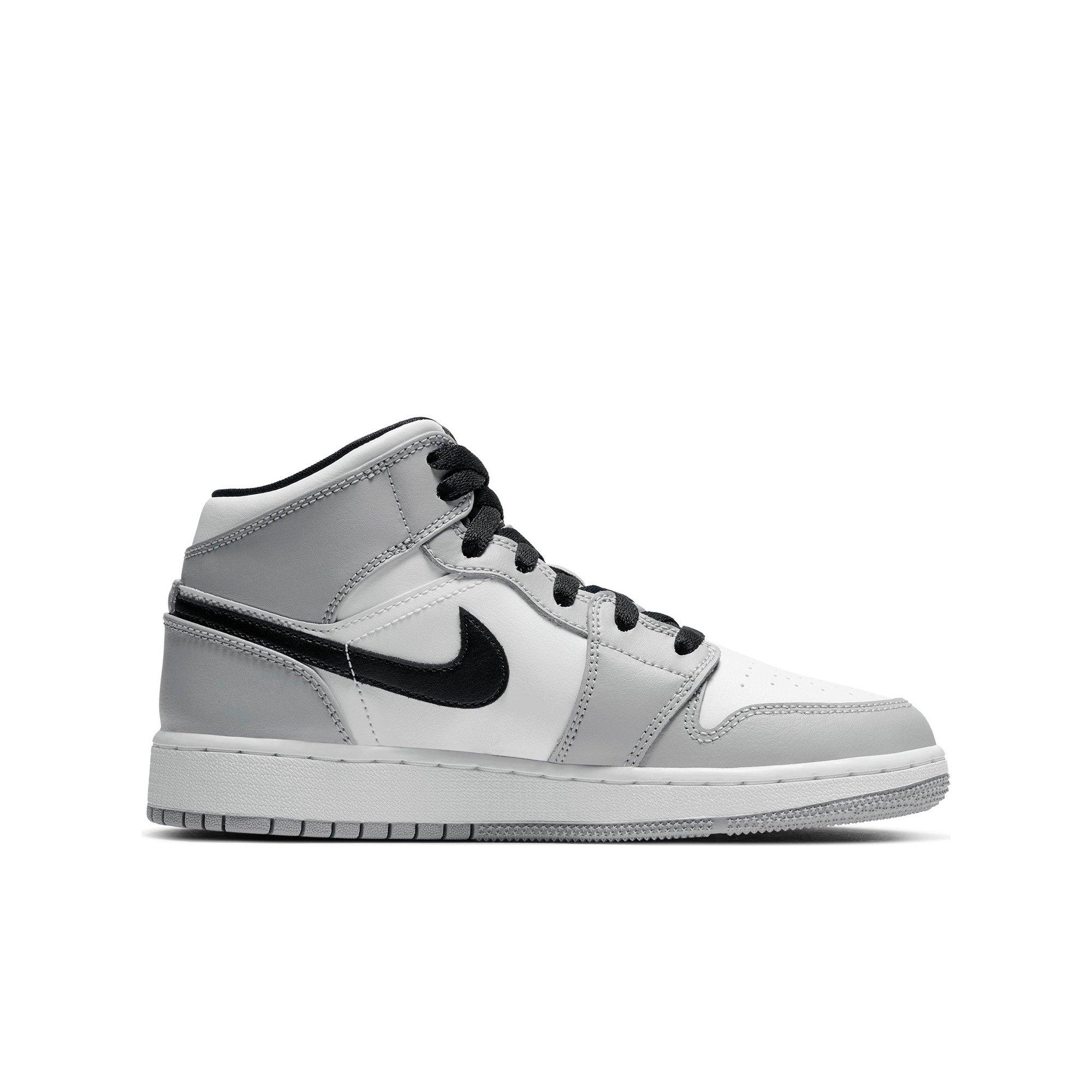 air jordan 1 mid smoke grey grade school