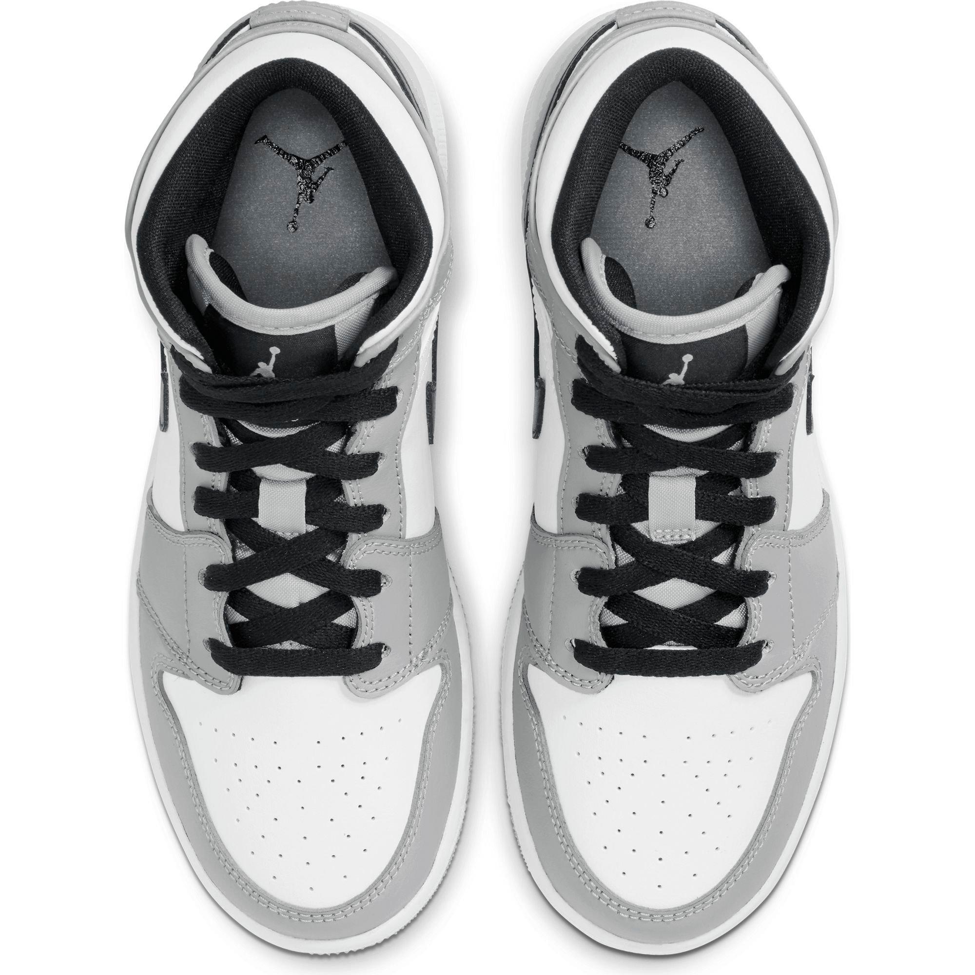 air jordan 1 mid smoke grey kids