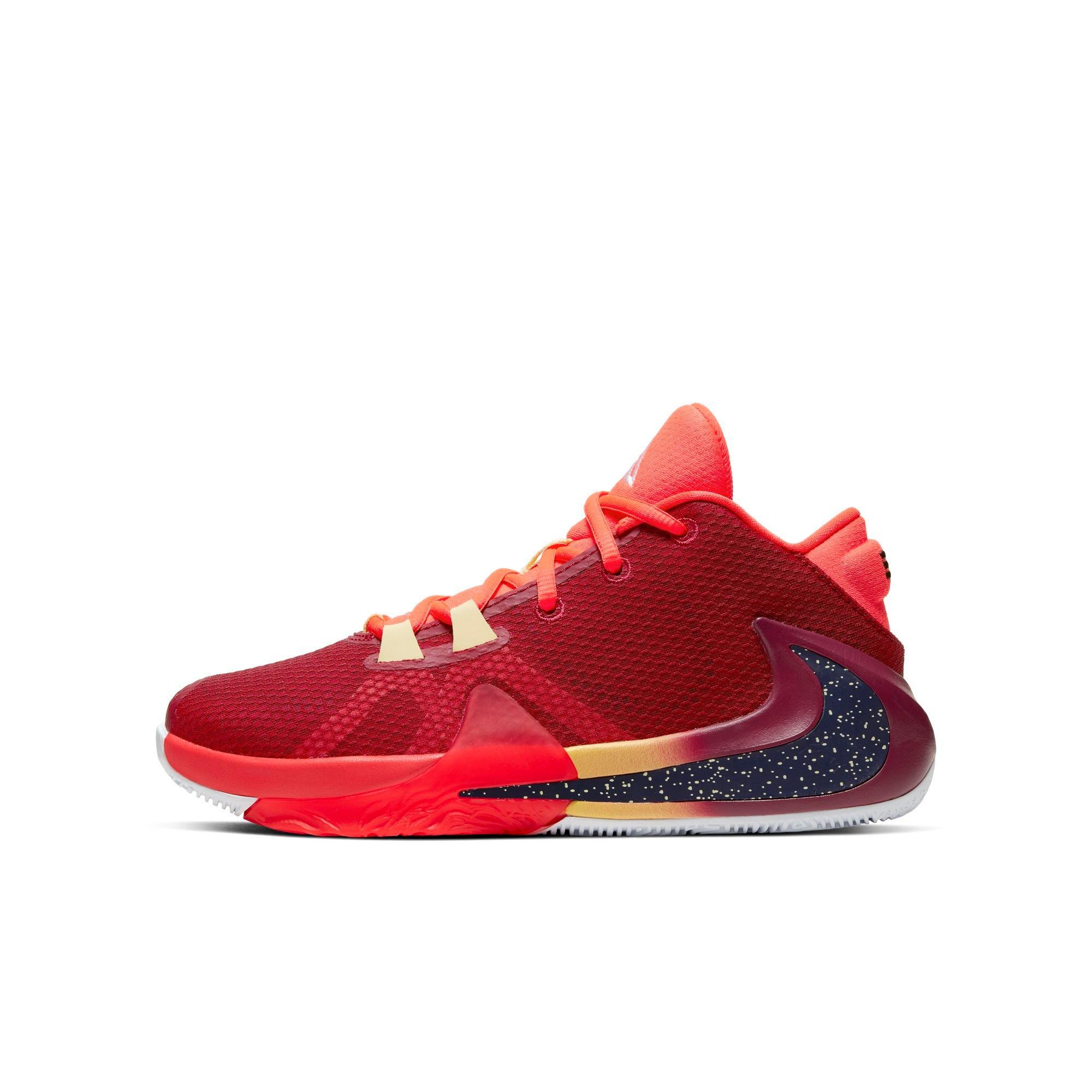 giannis antetokounmpo shoes red