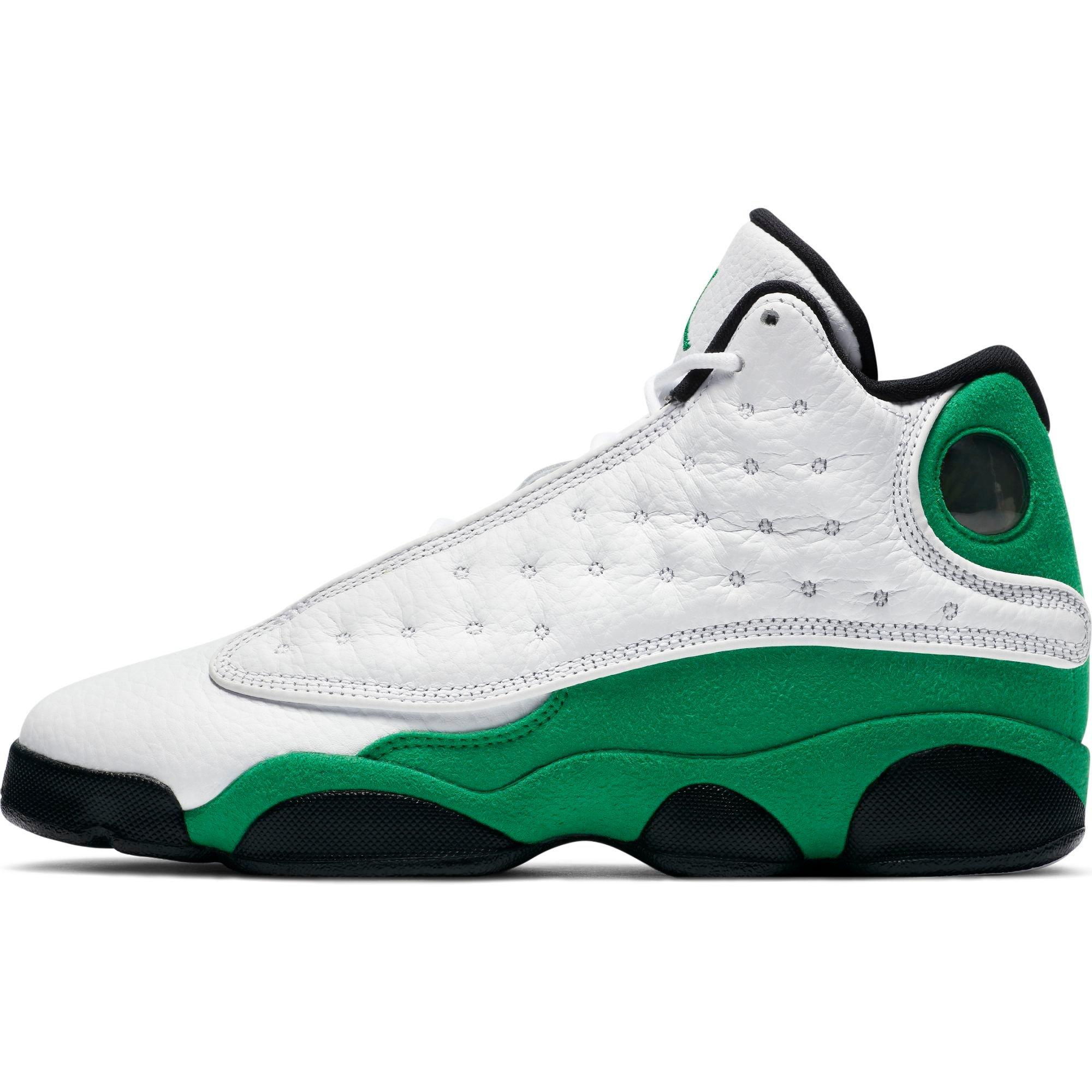 white & green 13s