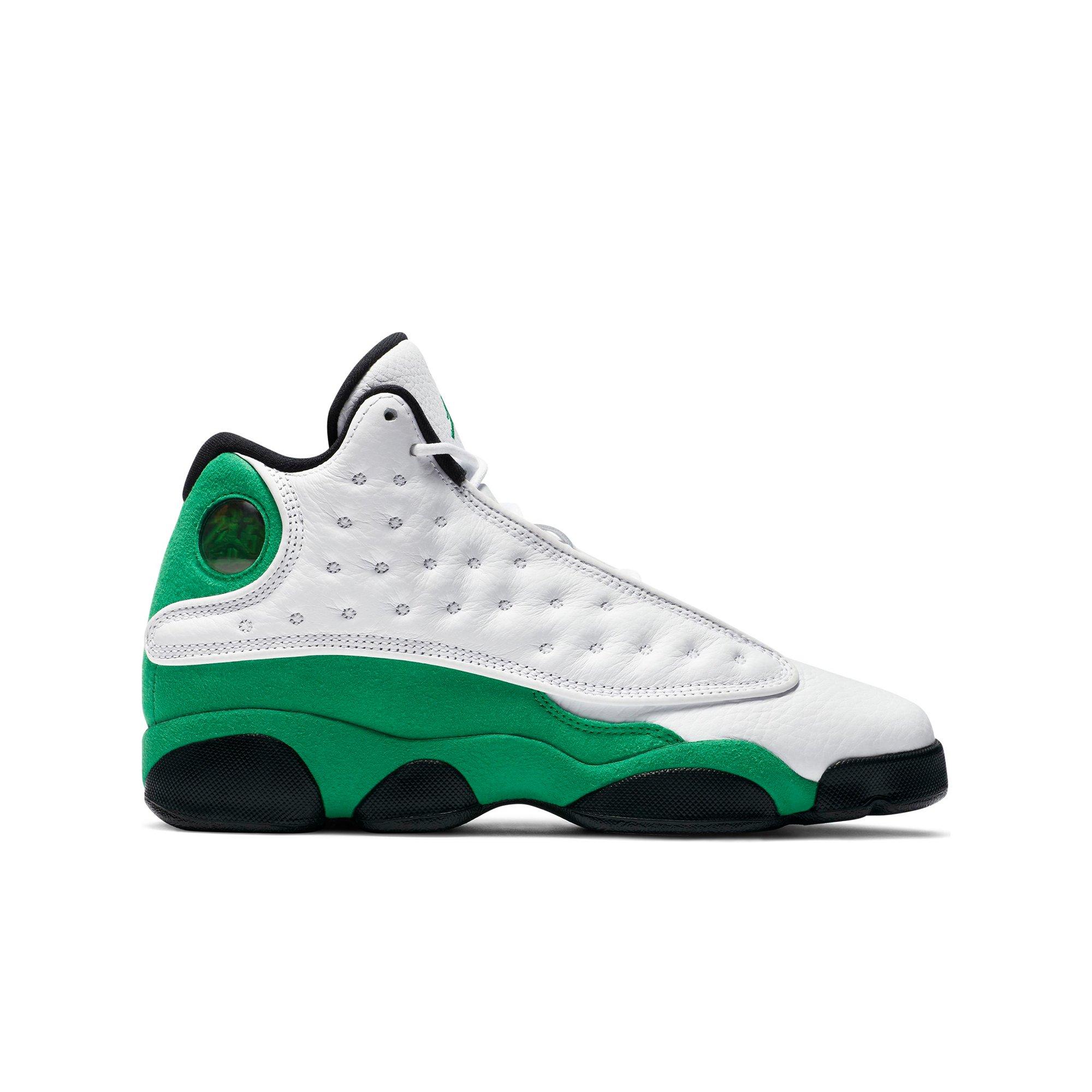 kids green basketball shoes