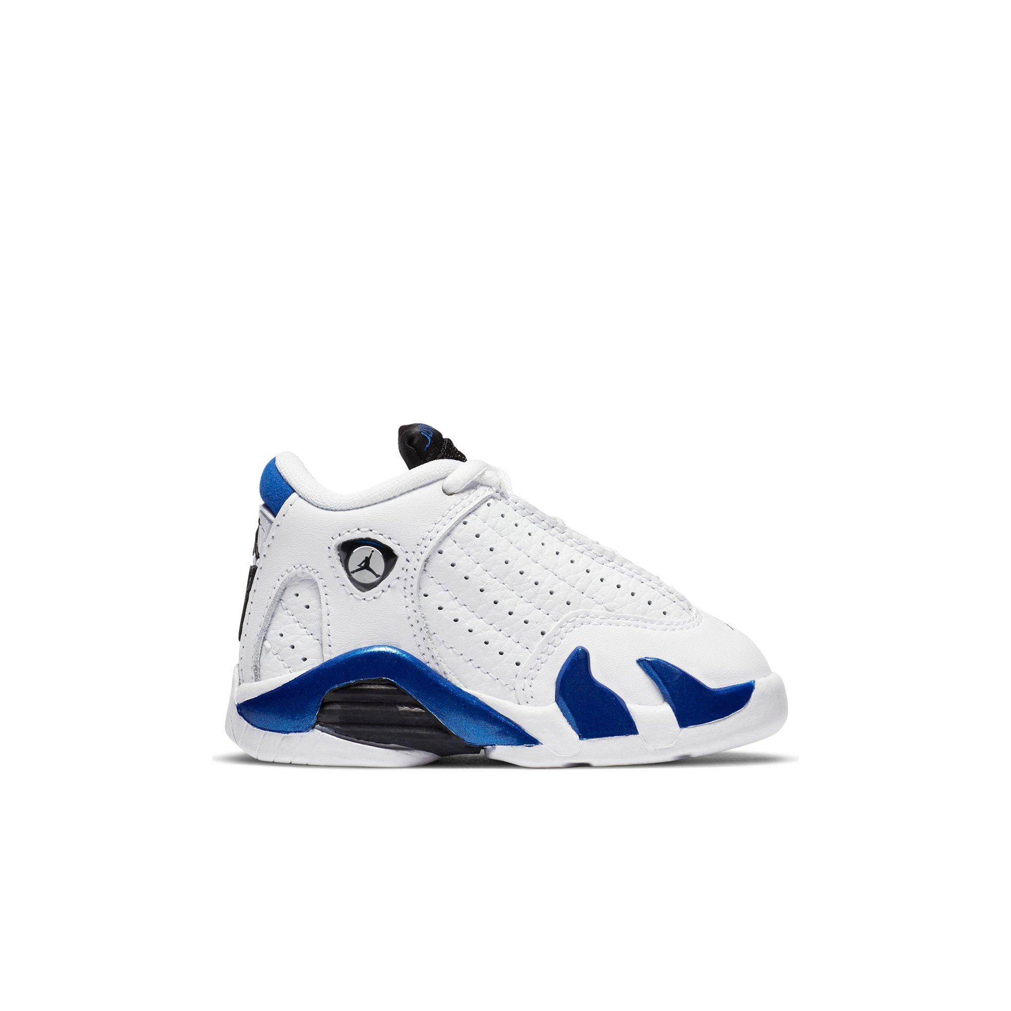 blue and white jordans for toddlers