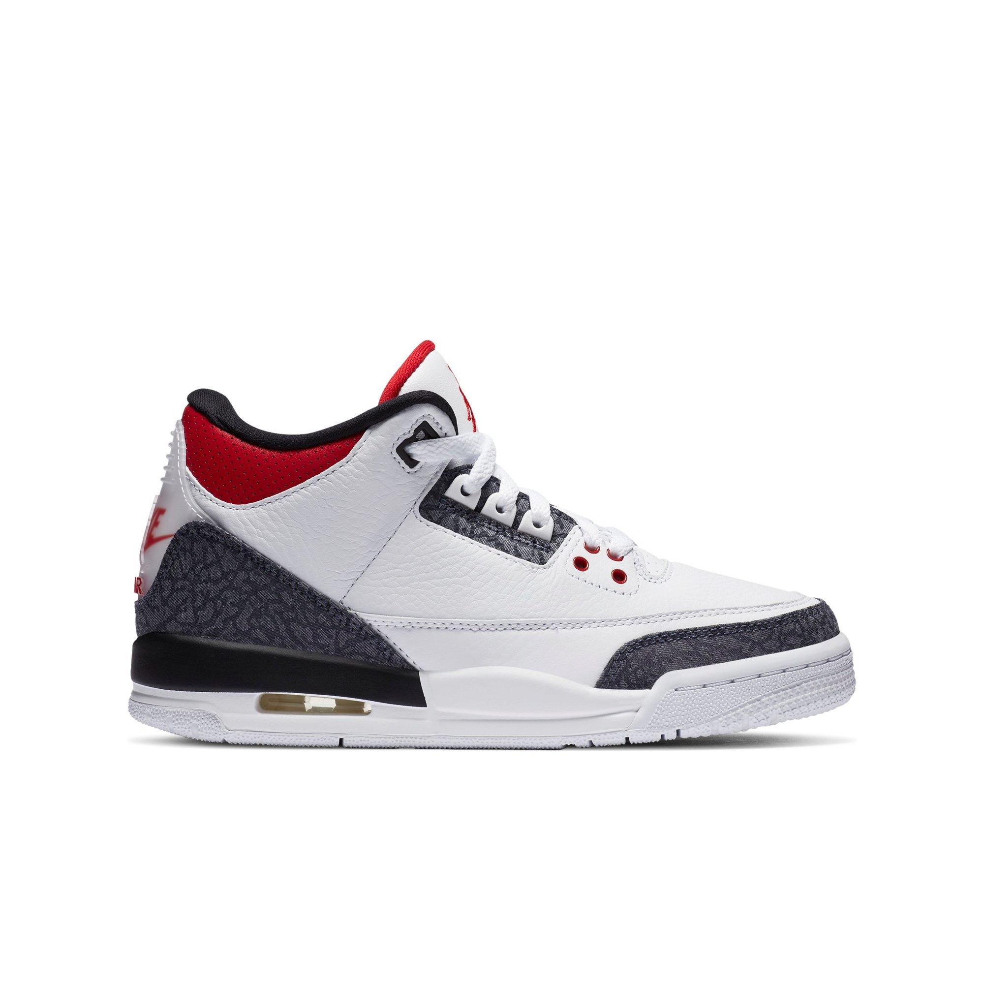 jordan 3 red grade school