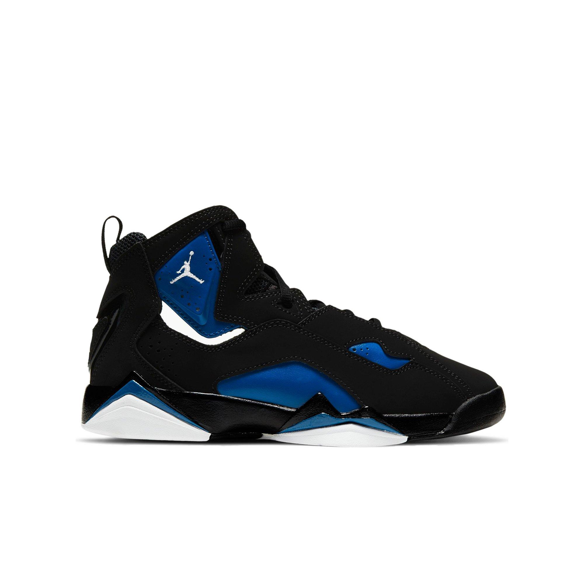 air jordan true flight black and blue