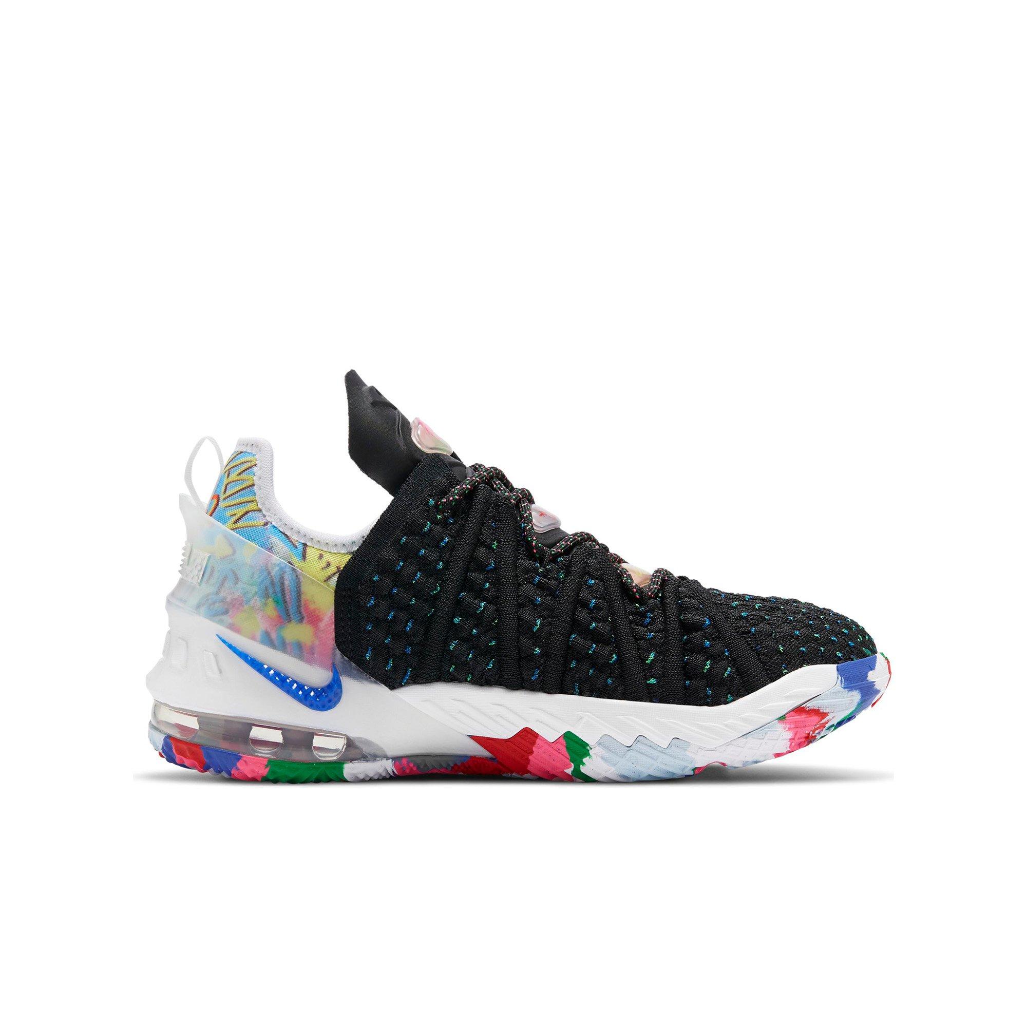 lebron multicolor shoes