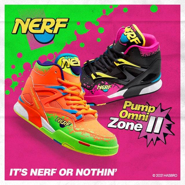 nerf reebok pumps