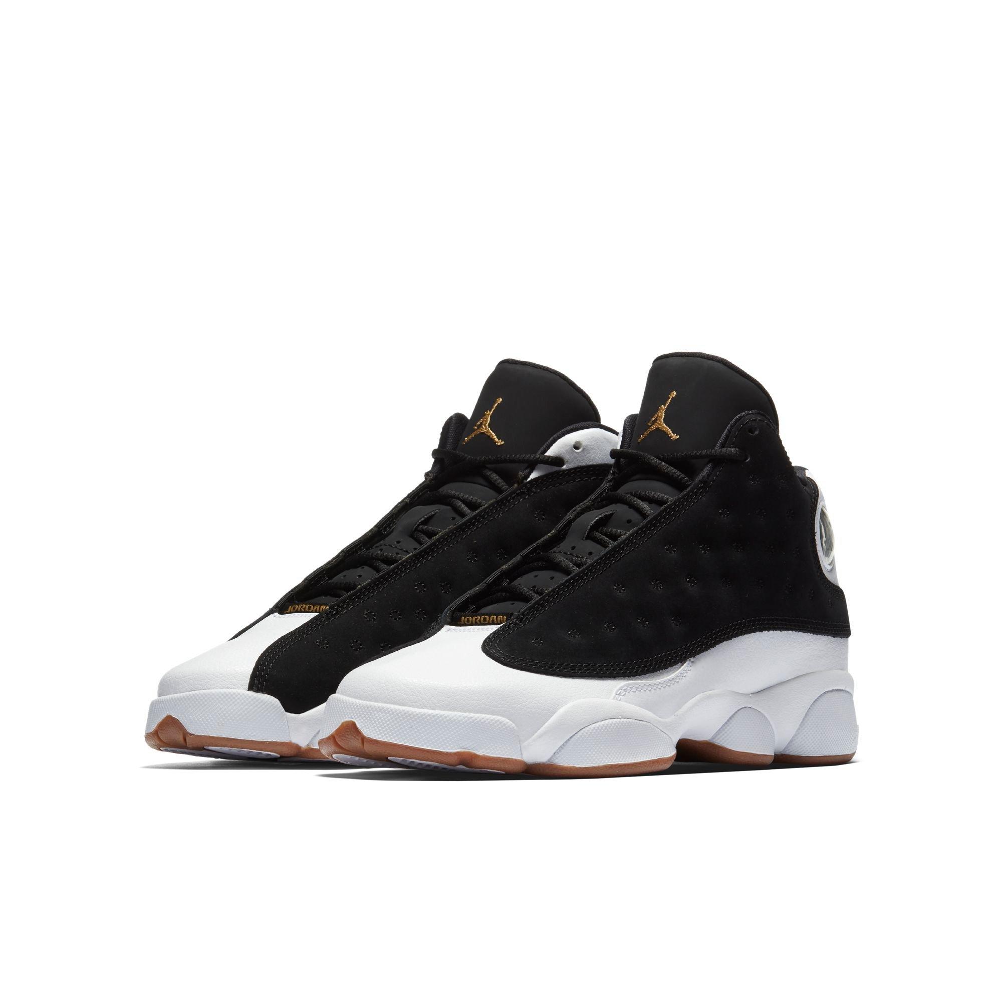 air jordan 13 gold and black