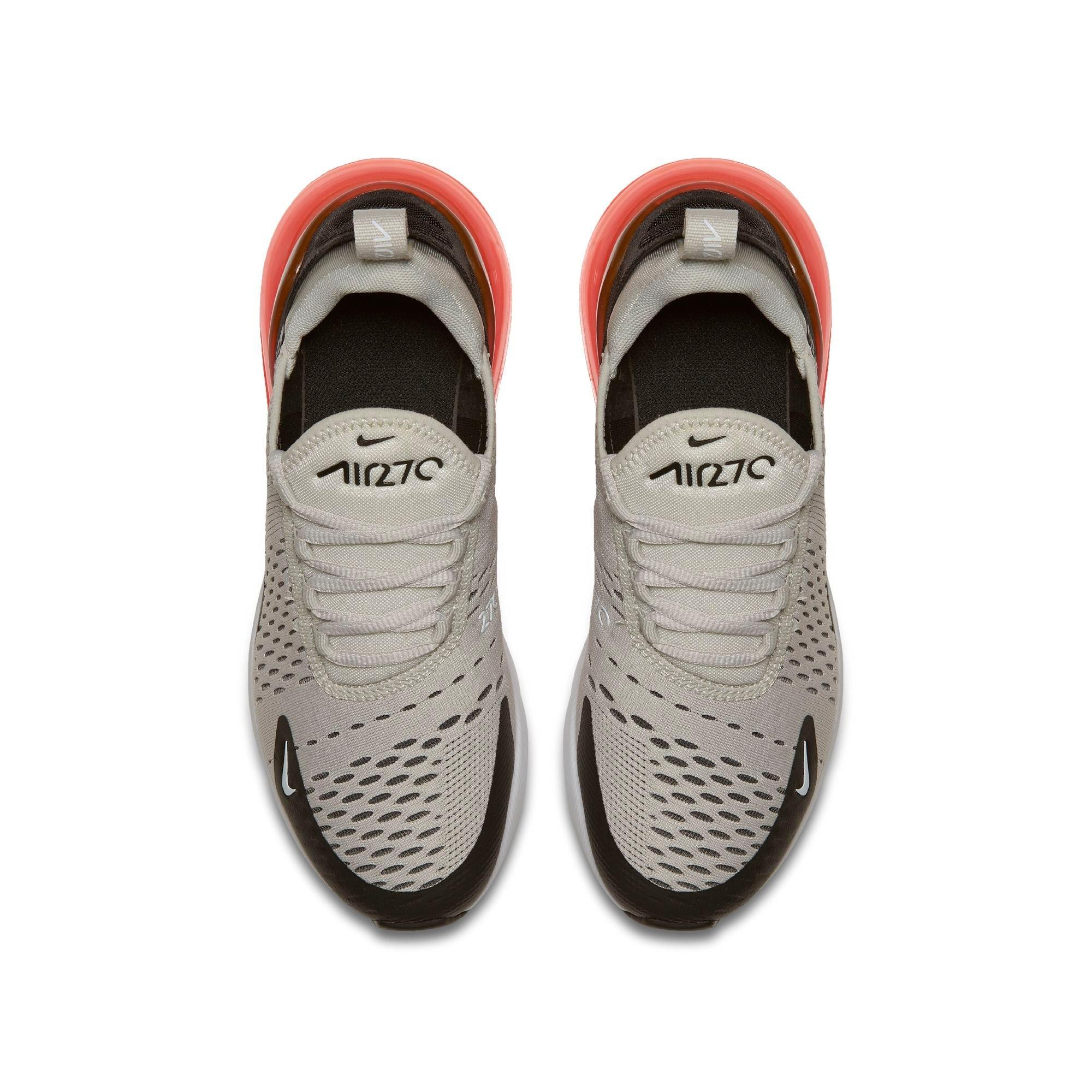 Nike Air Max 270 Light Bone Hot Punch Grade School Kids Shoe Hibbett City Gear