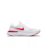EPIC REACT FLYKNIT "WHITE/UNIVERSITY RED" Kids