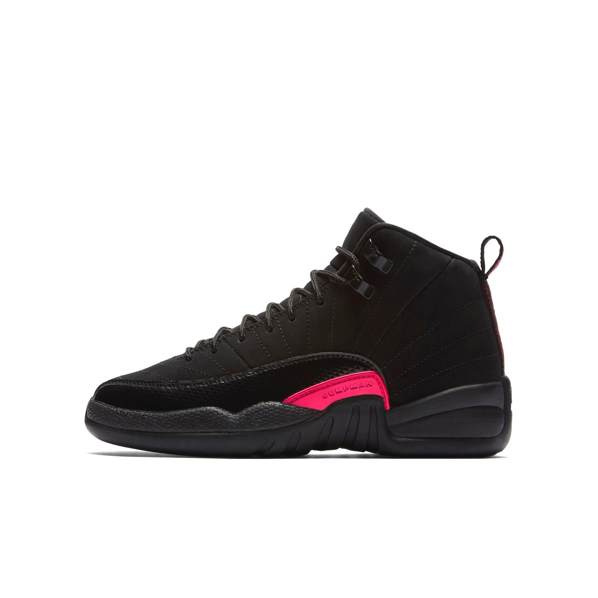 air jordan retro 12 black and pink