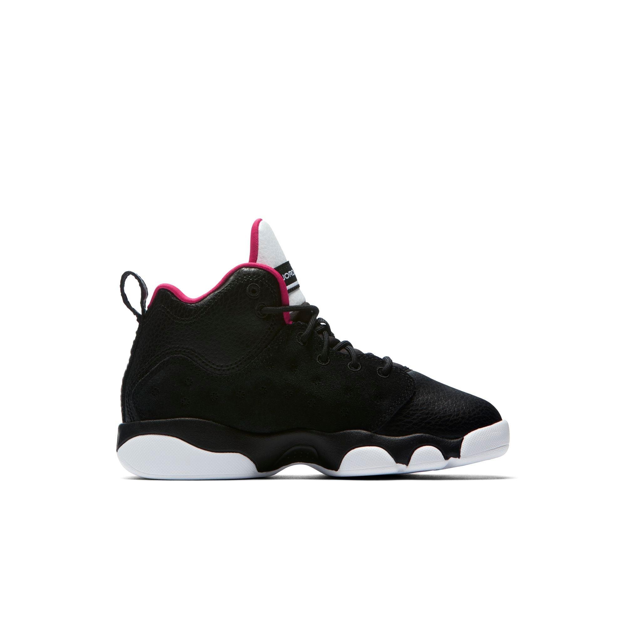 Jordan Jumpman Team II Black Pink Preschool Girls Shoe Hibbett
