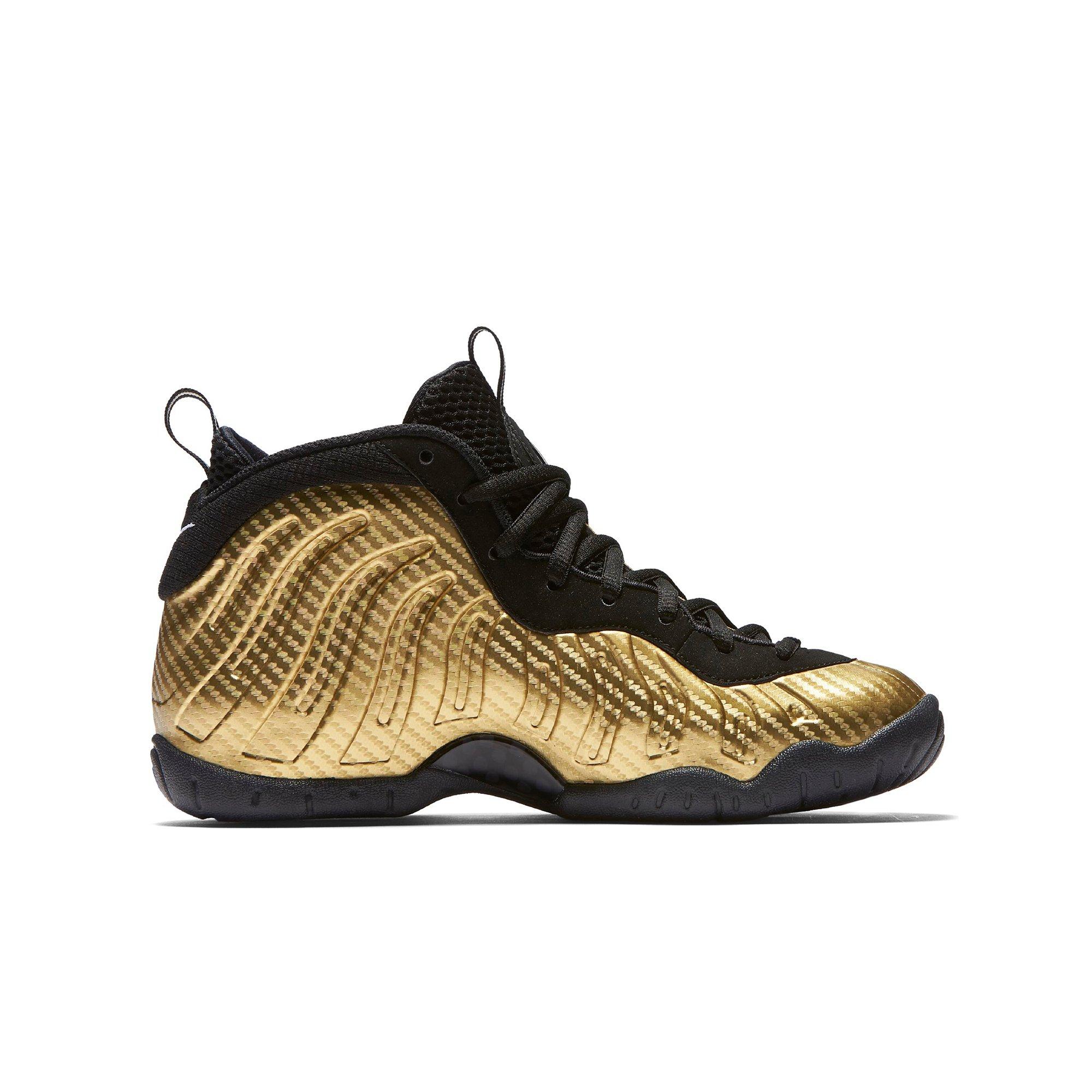 nike little posite pro gold