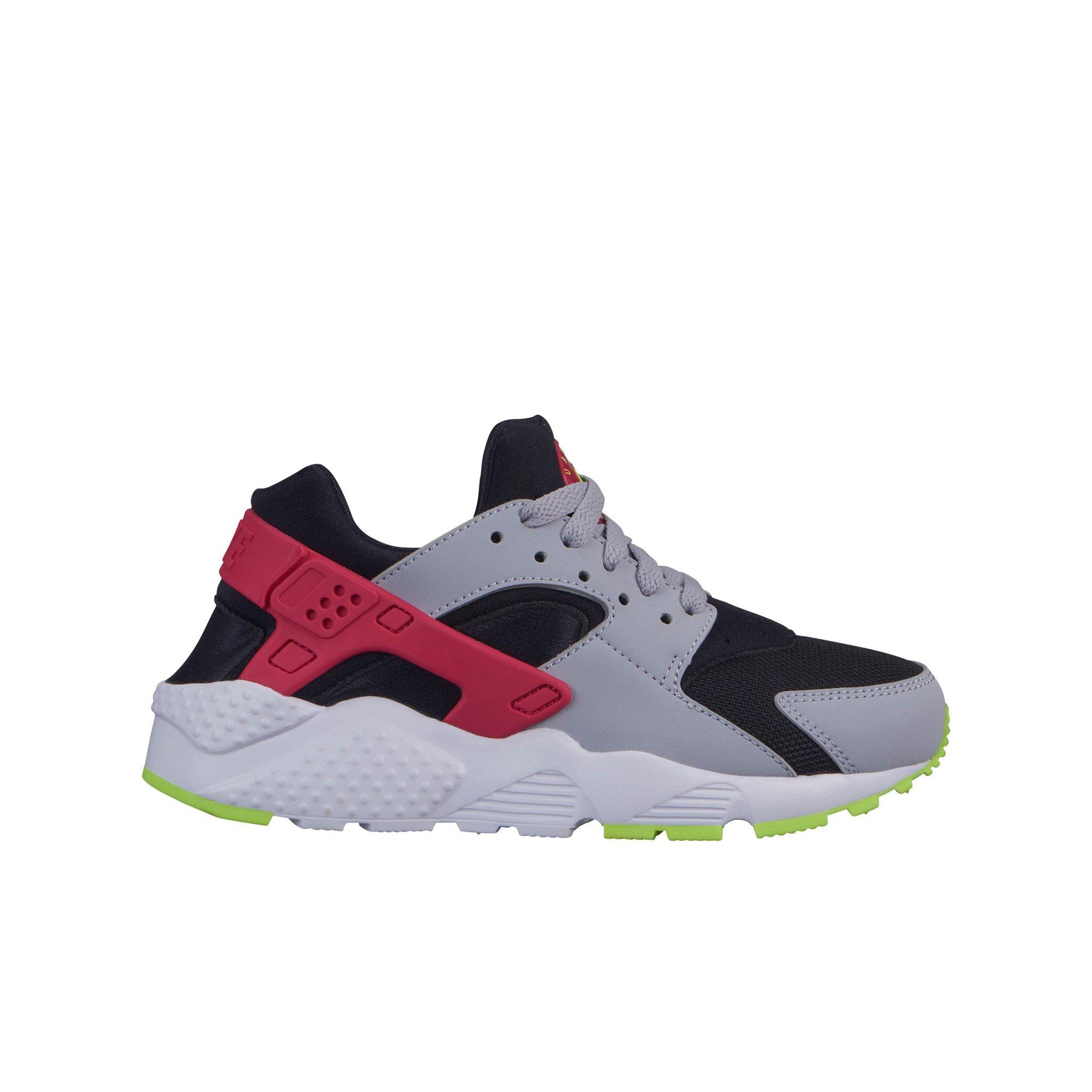 nike huarache grey and pink