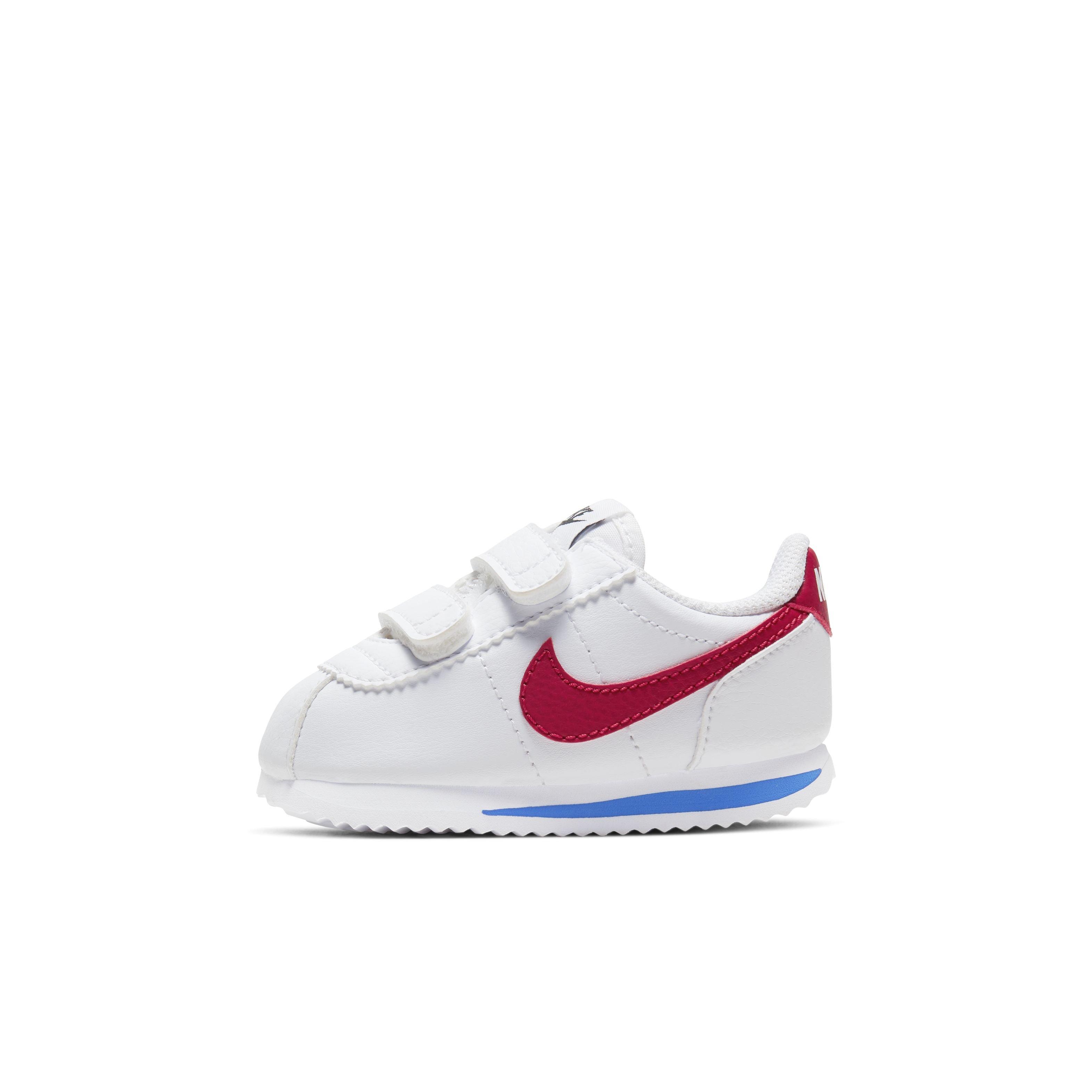 Nike Cortez Basic White Red Blue Forest Gump Shoes Youth 5Y