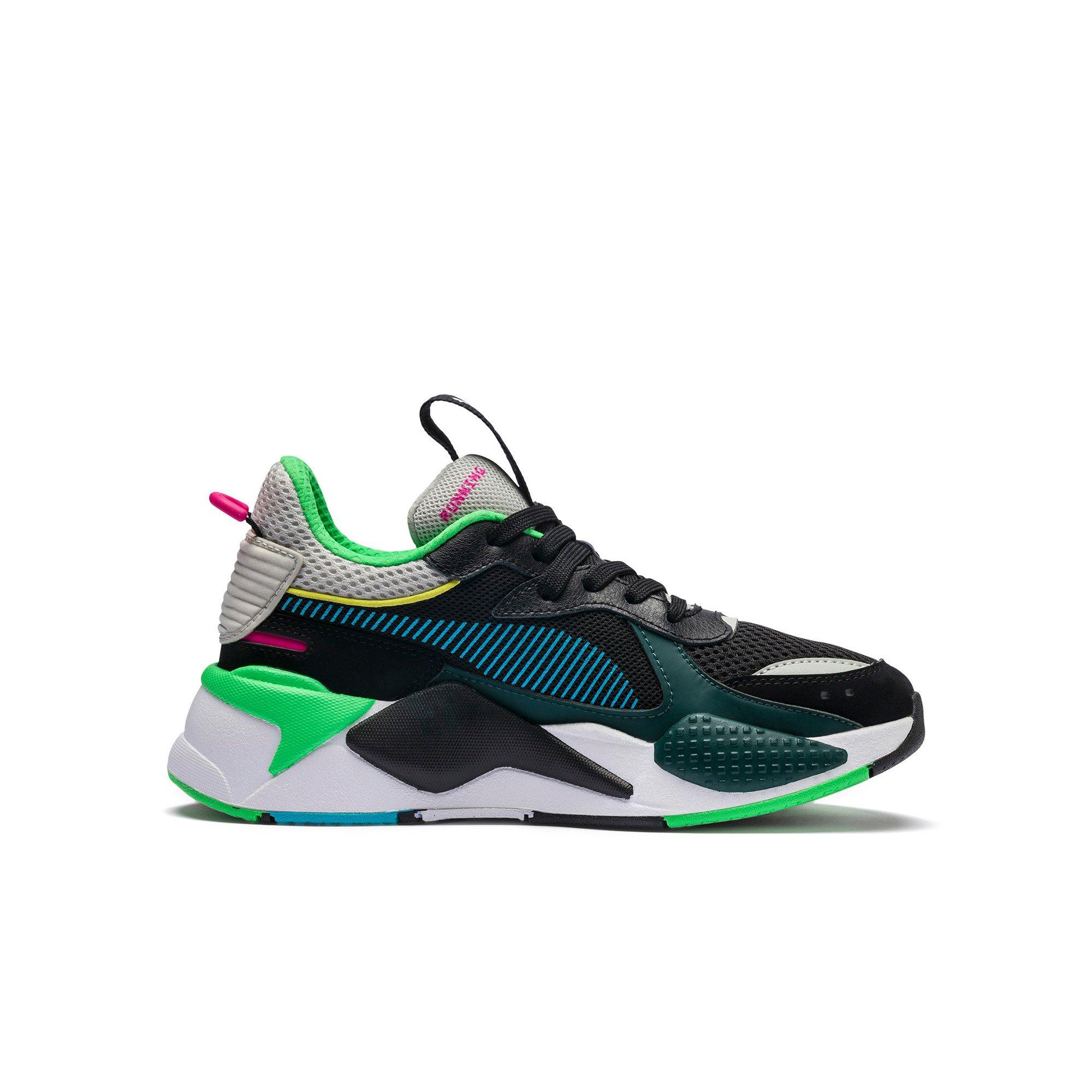 puma rsx toys black and green