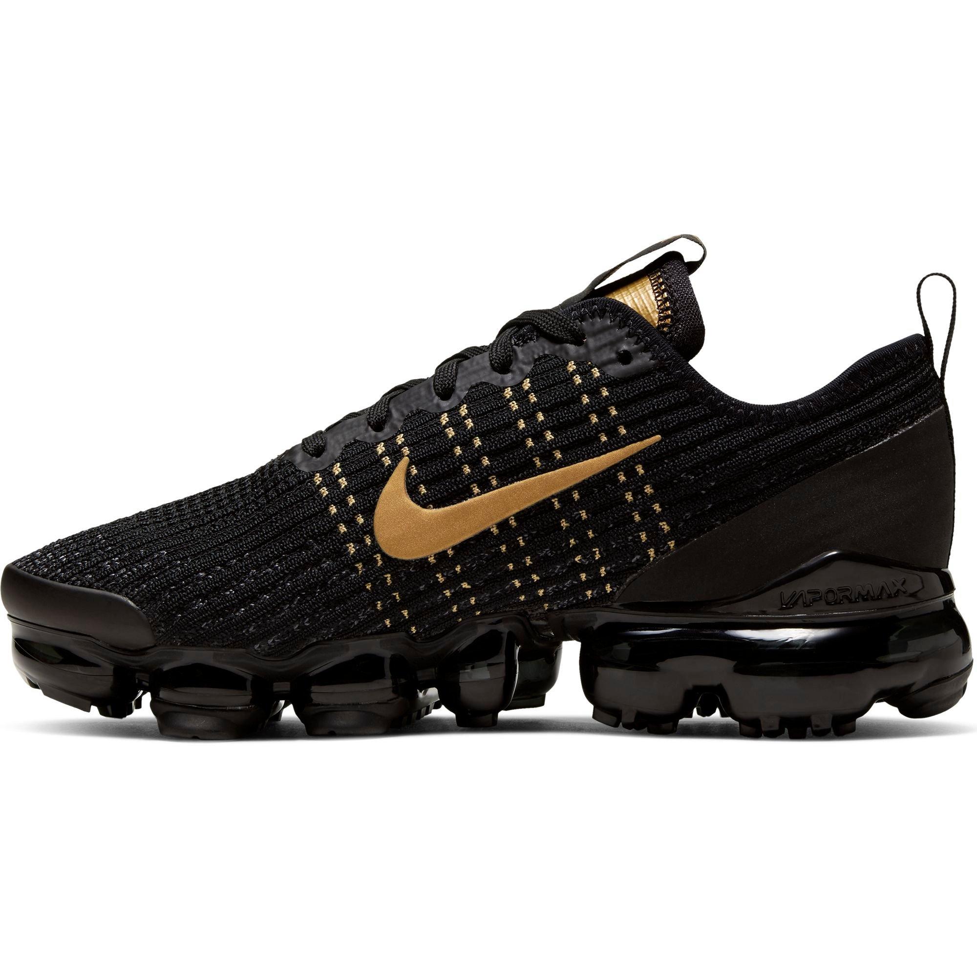 vapormax flyknit black gold