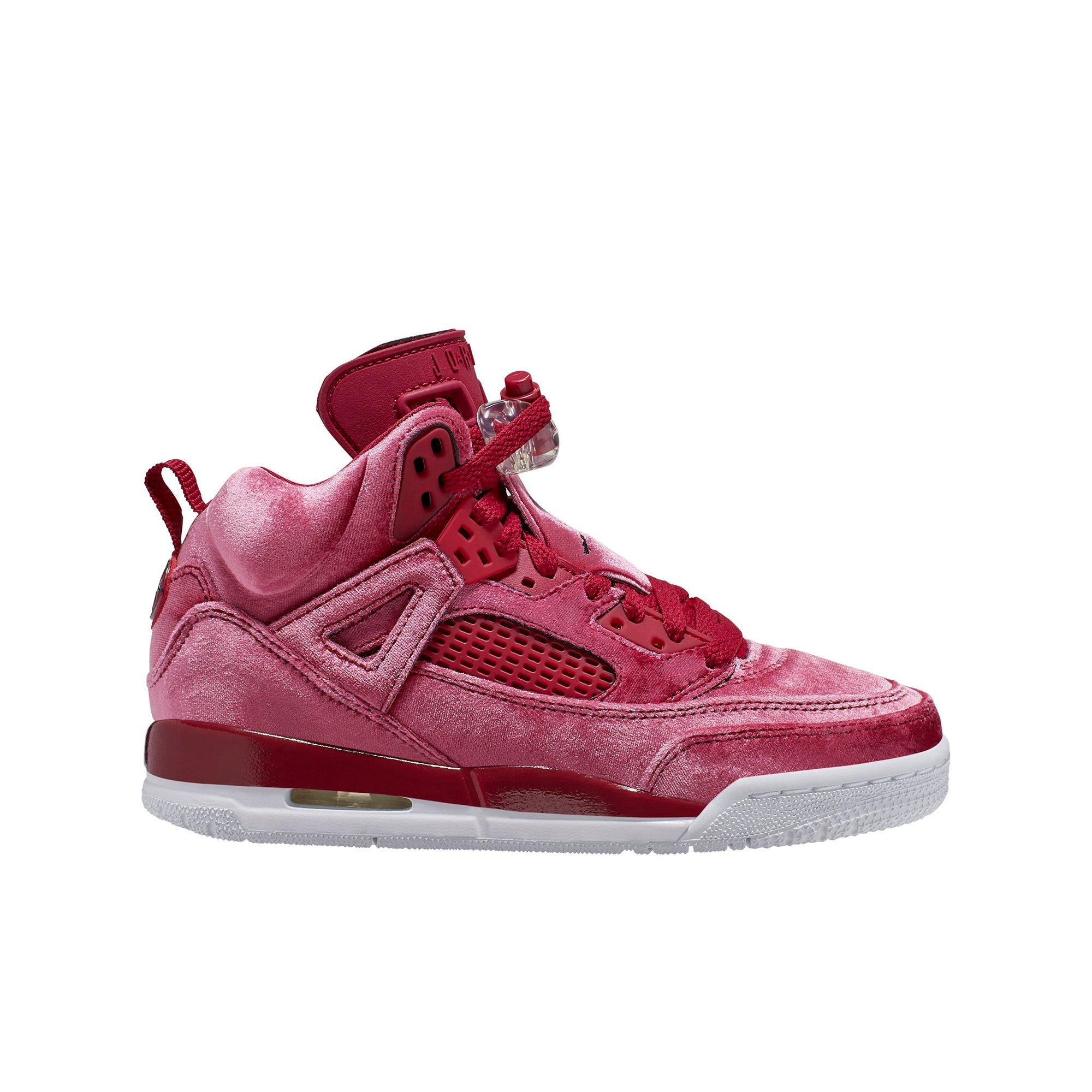 pink velvet jordans