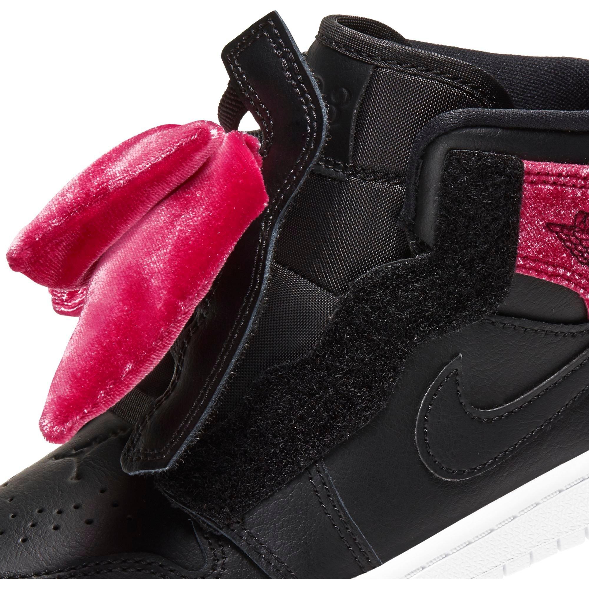 jordans with velvet bow