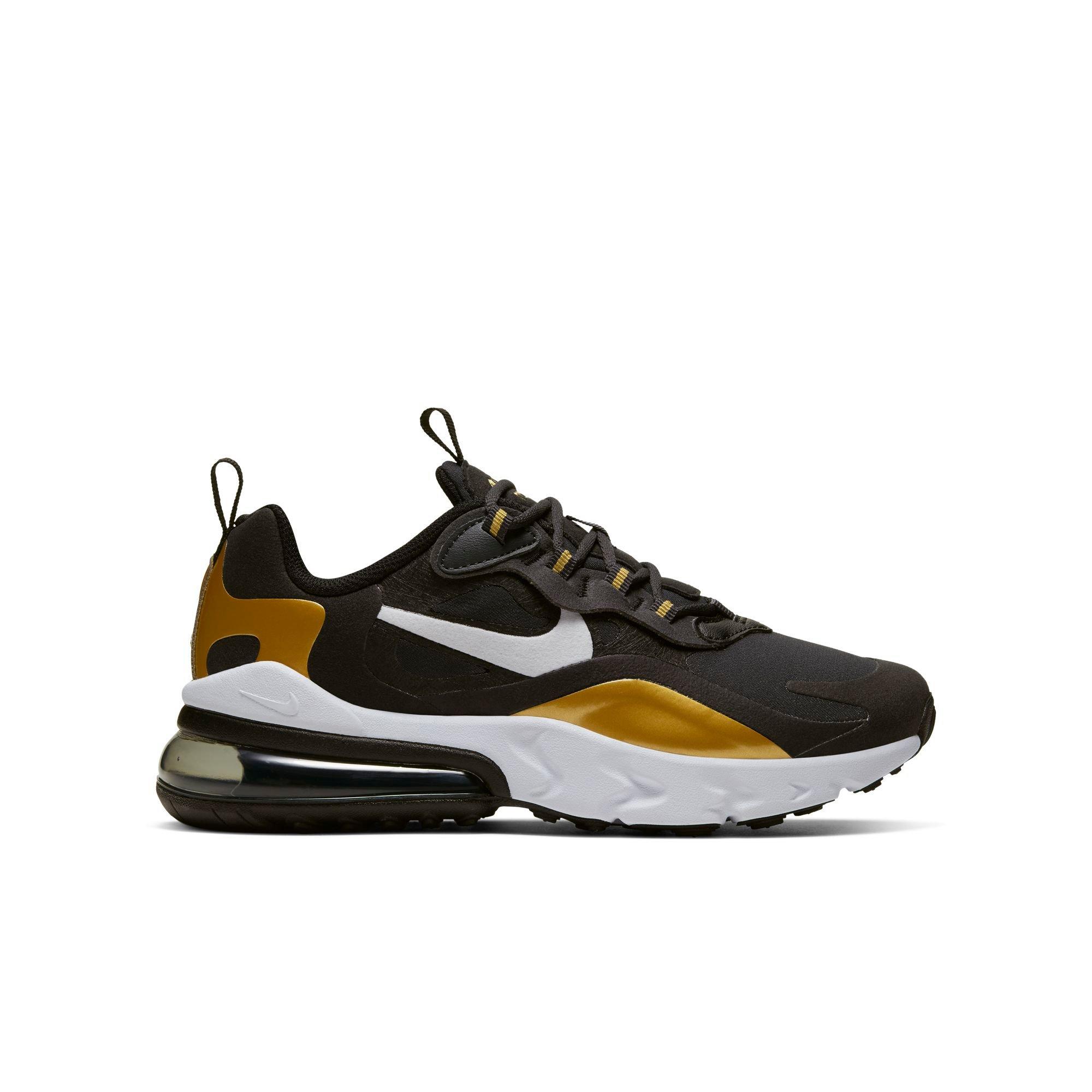 black and gold nikes kids