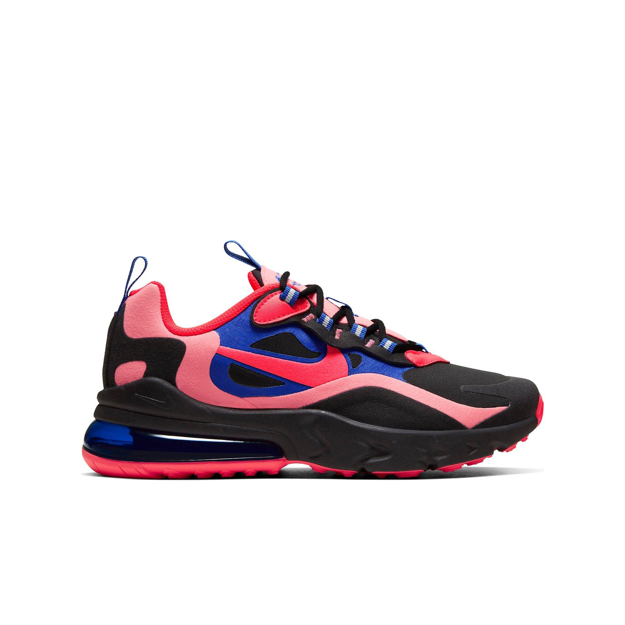 nike air max 270 black blue and pink