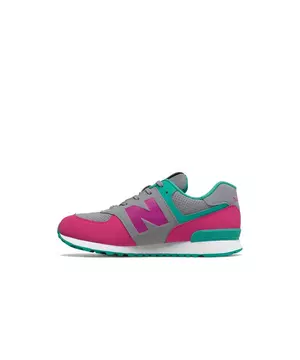 New Balance 574 "Grey/Pink" Grade School Girls' Shoe