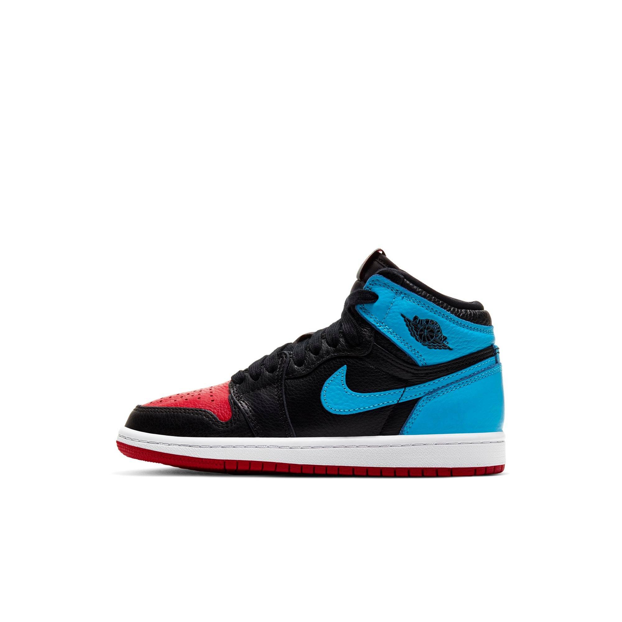 black powder blue gym red