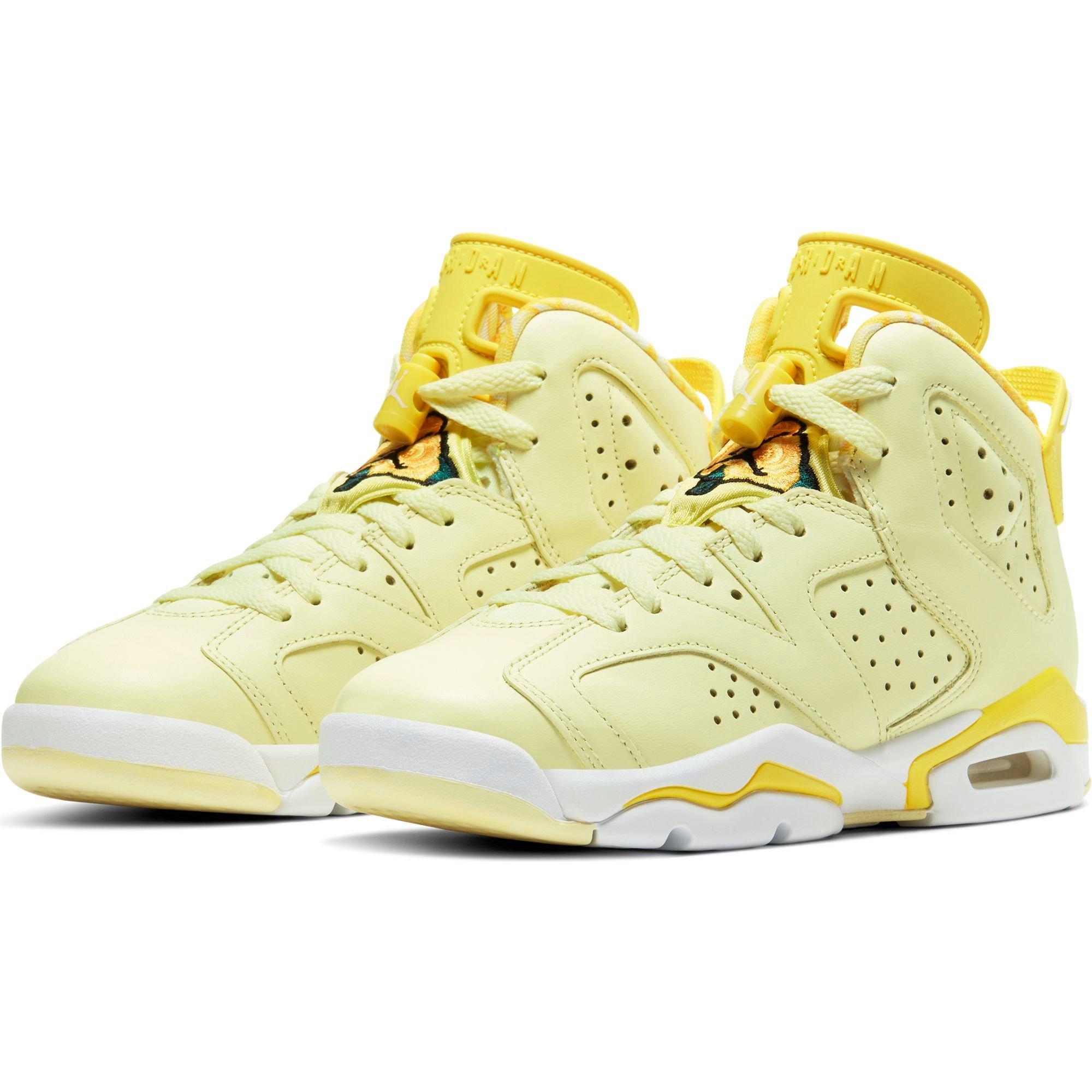 jordan retro 6 yellow grade school