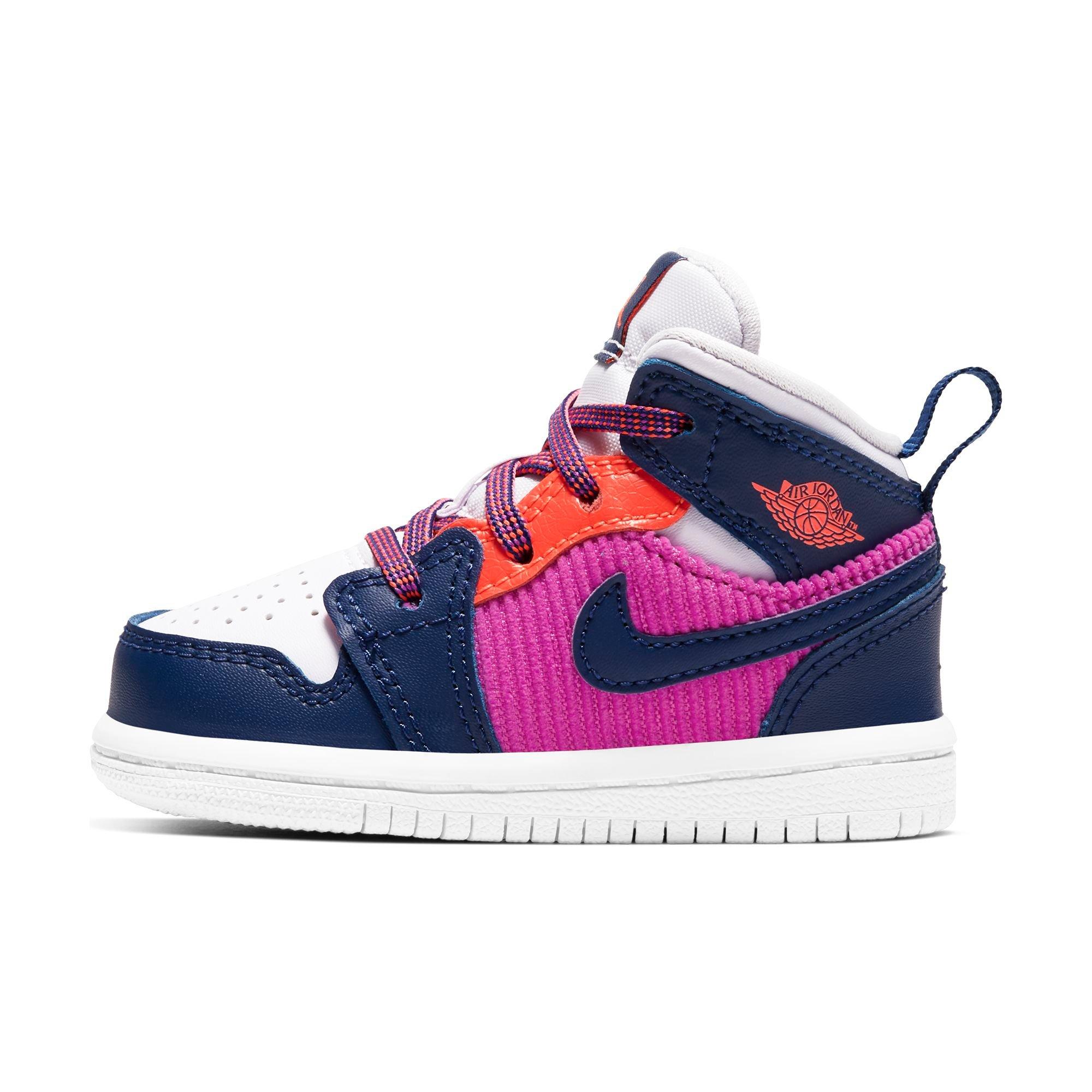 jordan 1 mid fire pink