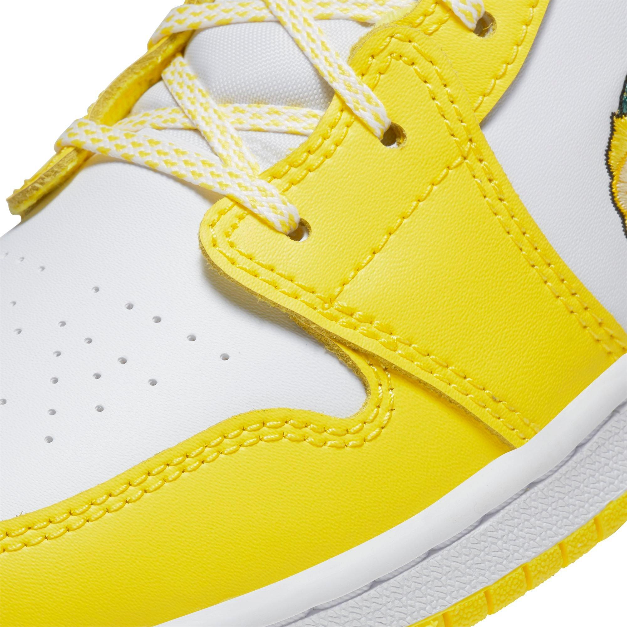 dynamic yellow jordan 1 grade school