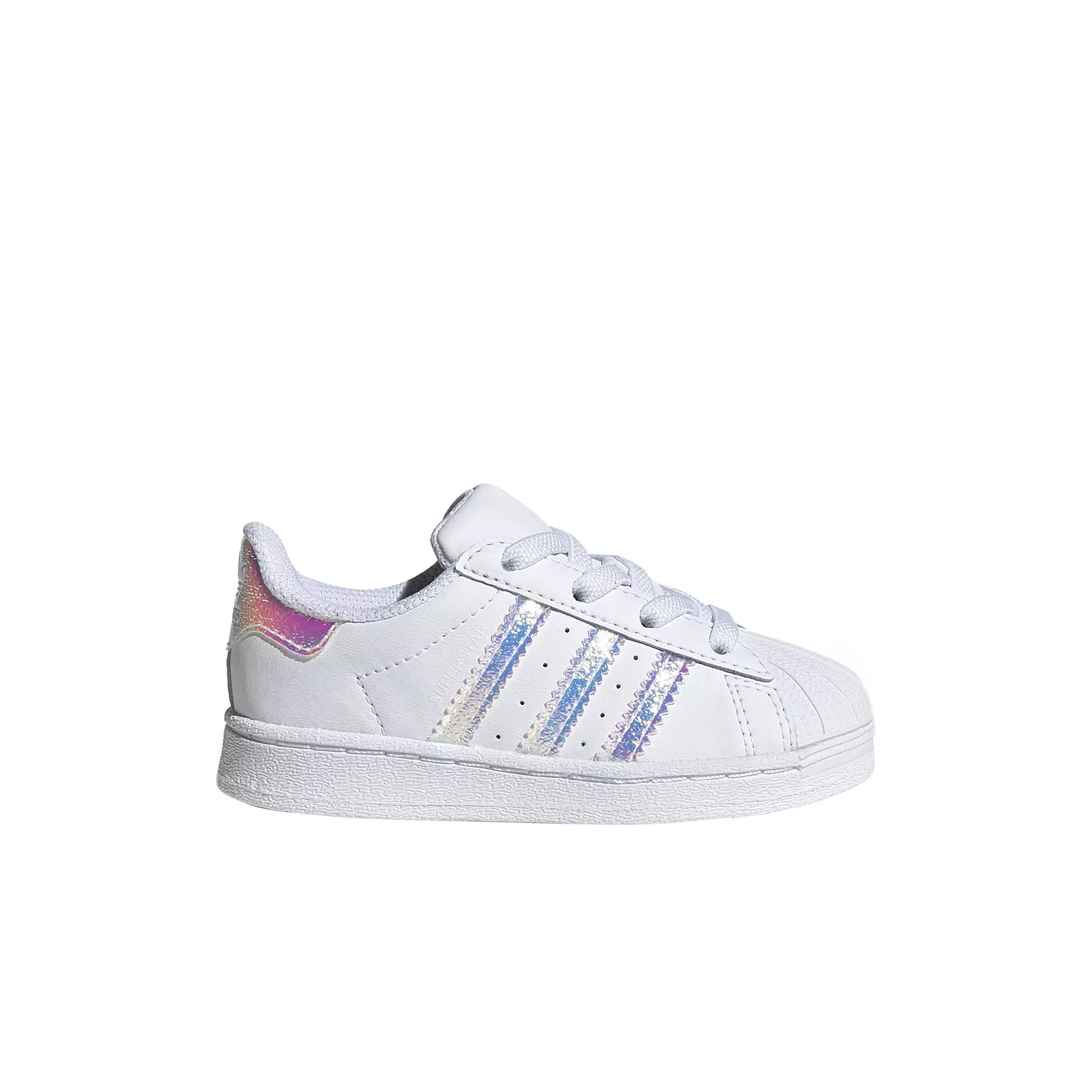 superstar classic white hologram iridescent