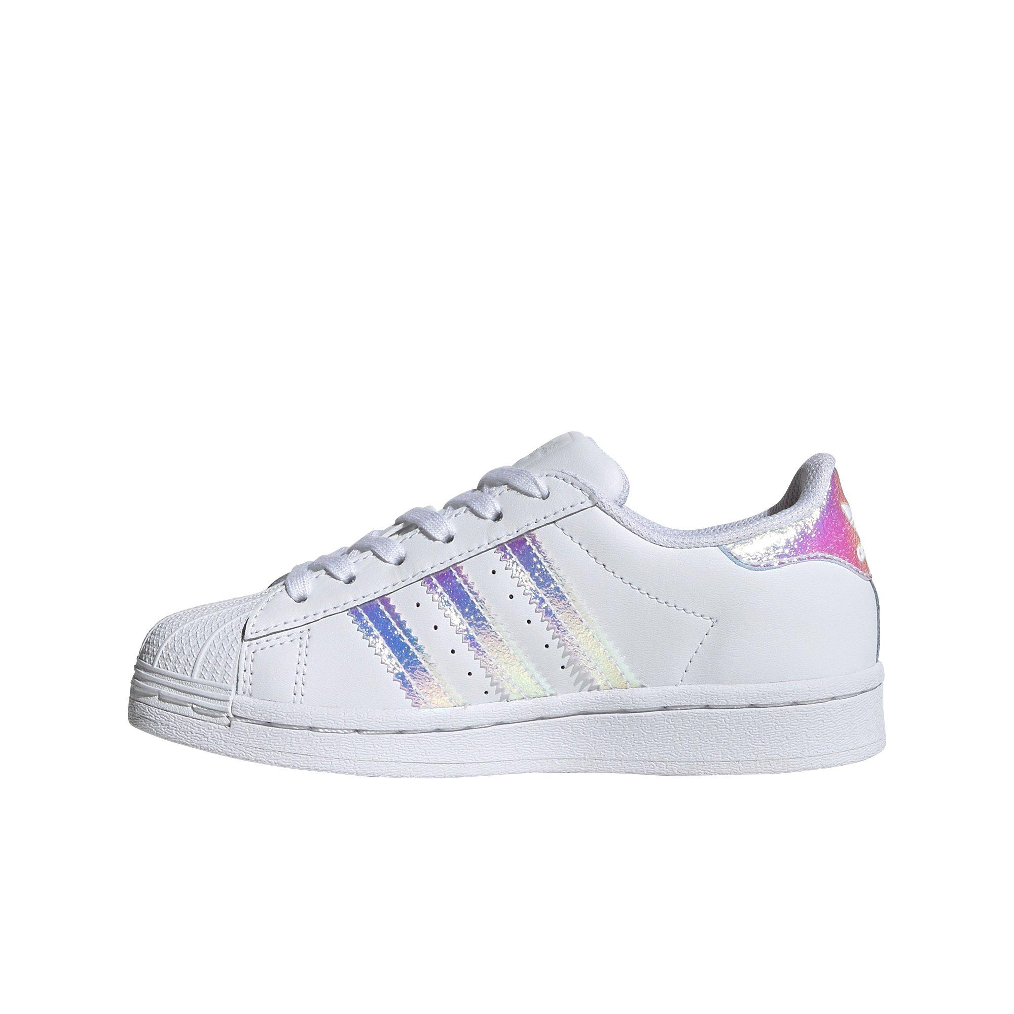 superstar gold iridescent  preschool shoes