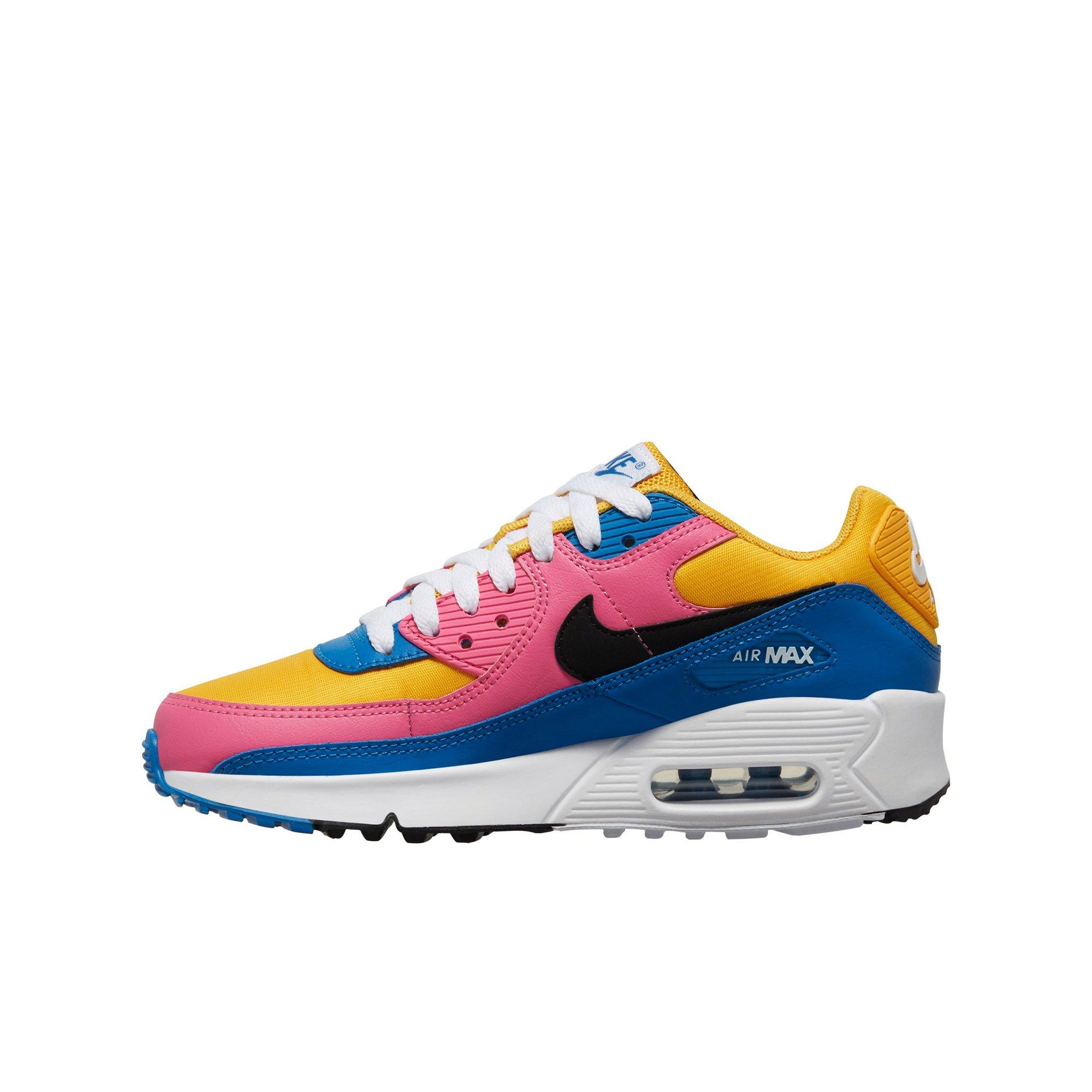 Verduisteren Durf musicus Nike Air Max 90 Simpsons "Gold/Pink/Blue" Grade School Girls' Shoe