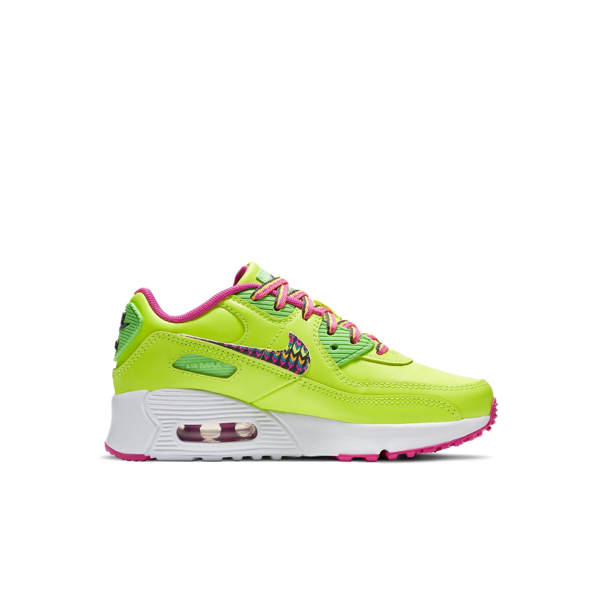 green nike air max shoes