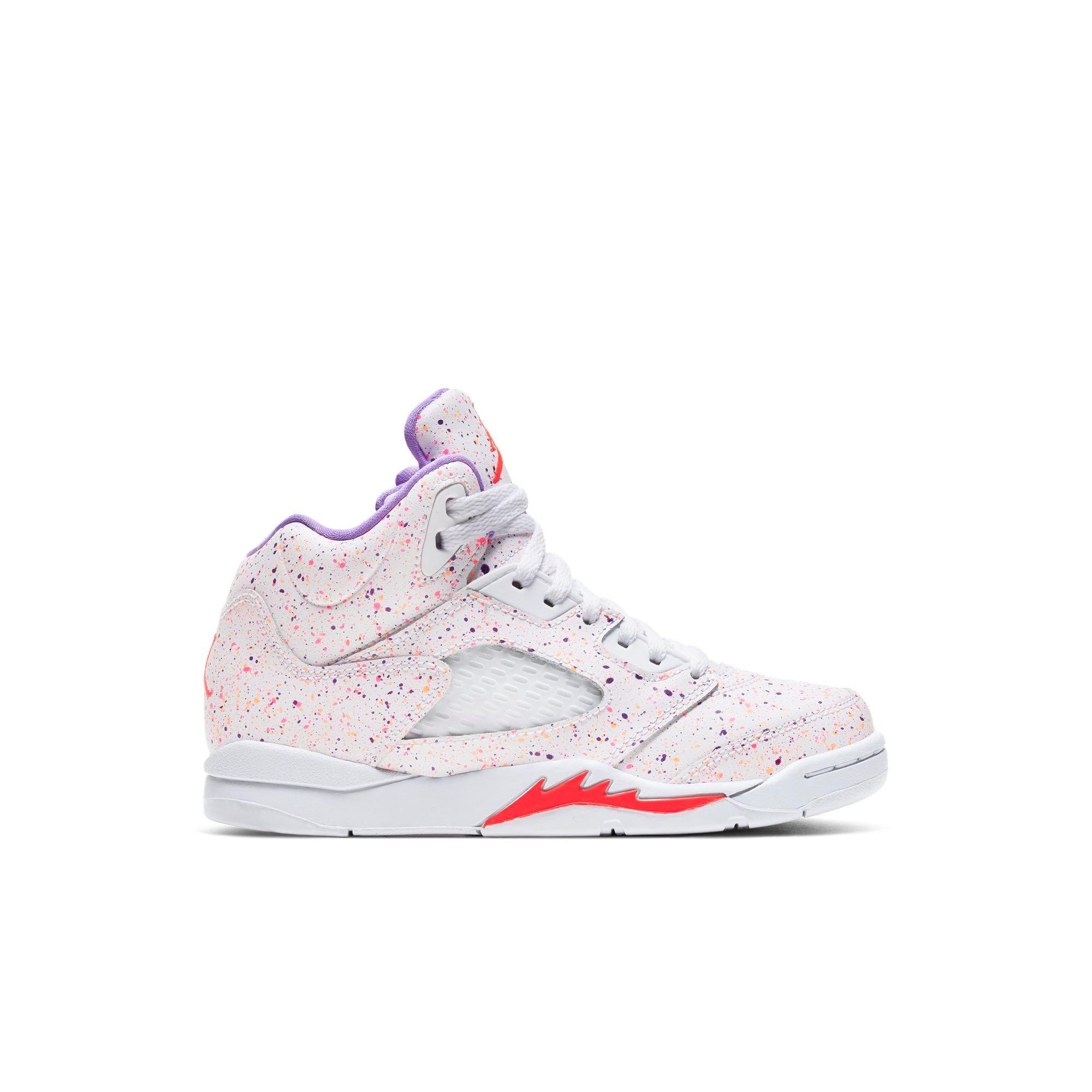 jordan 5 white laser crimson