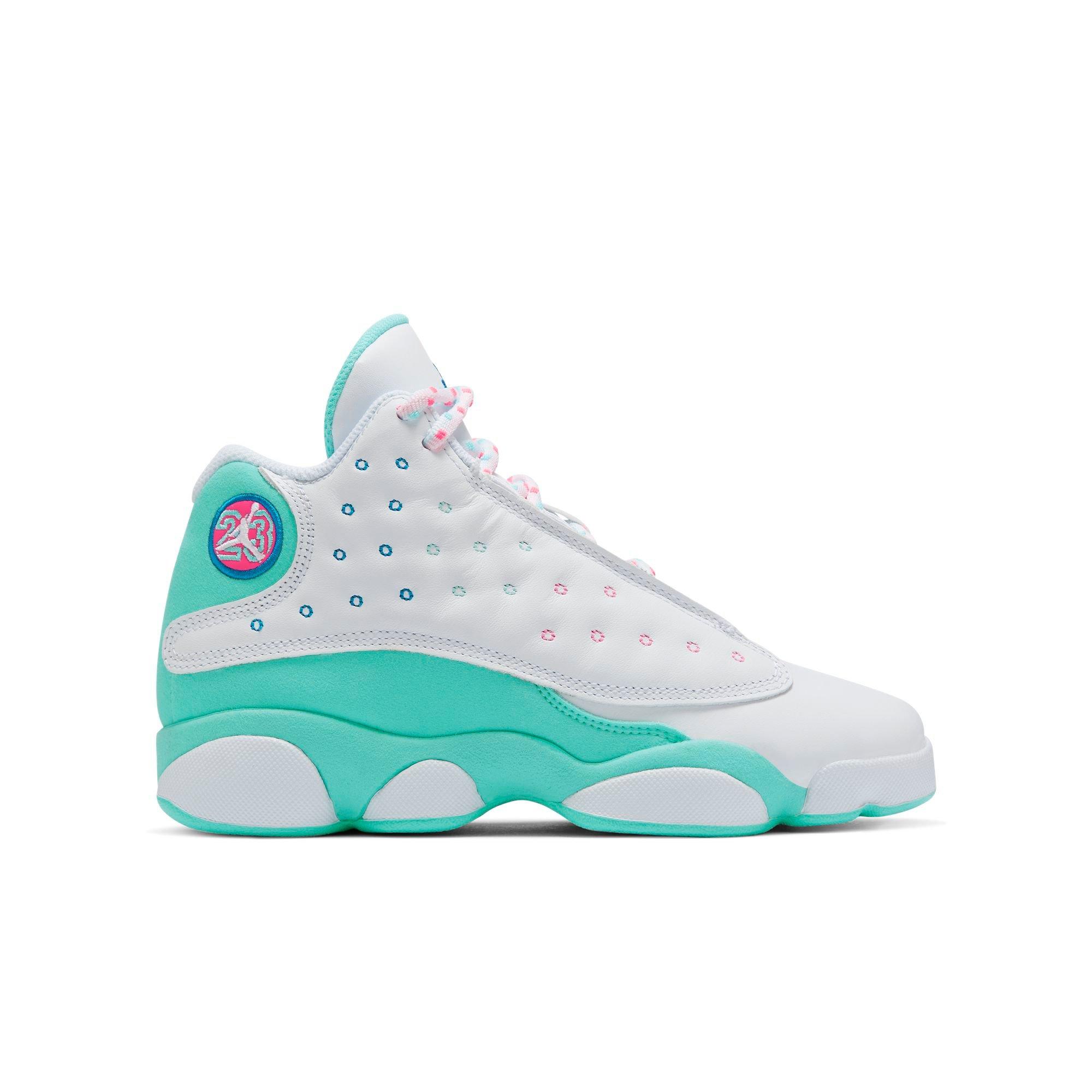 aurora green jordan 13 preschool