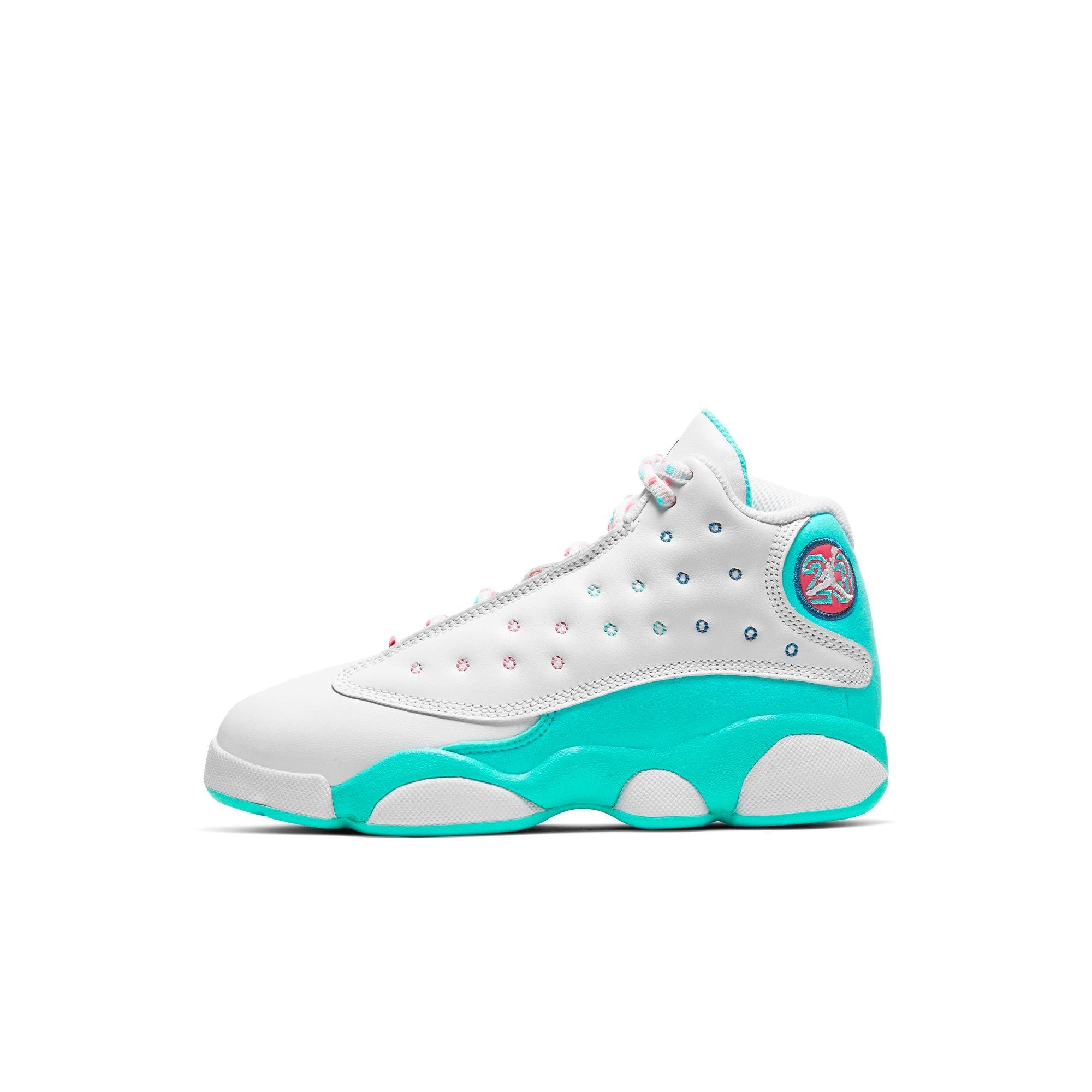 jordan retro 13 aurora green preschool