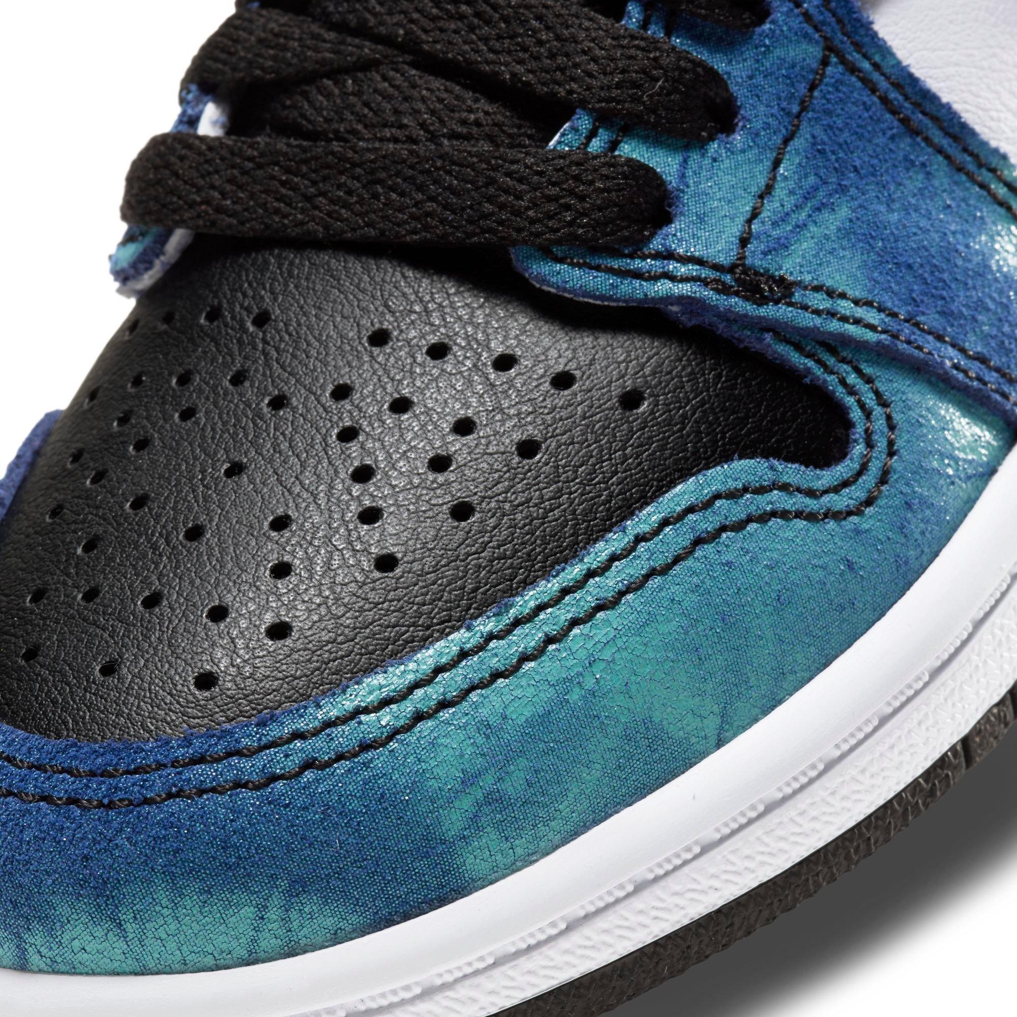 Jordan 1 High Og White Black Aurora Green Preschool Kids Shoe Hibbett City Gear