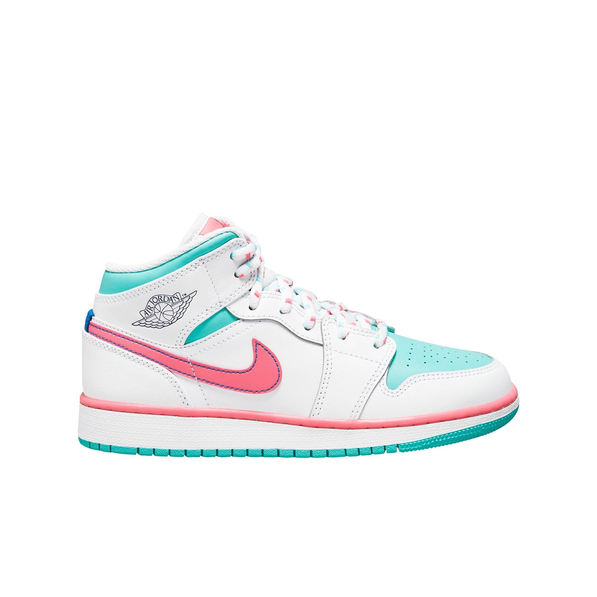 jordan 1 pink blue white