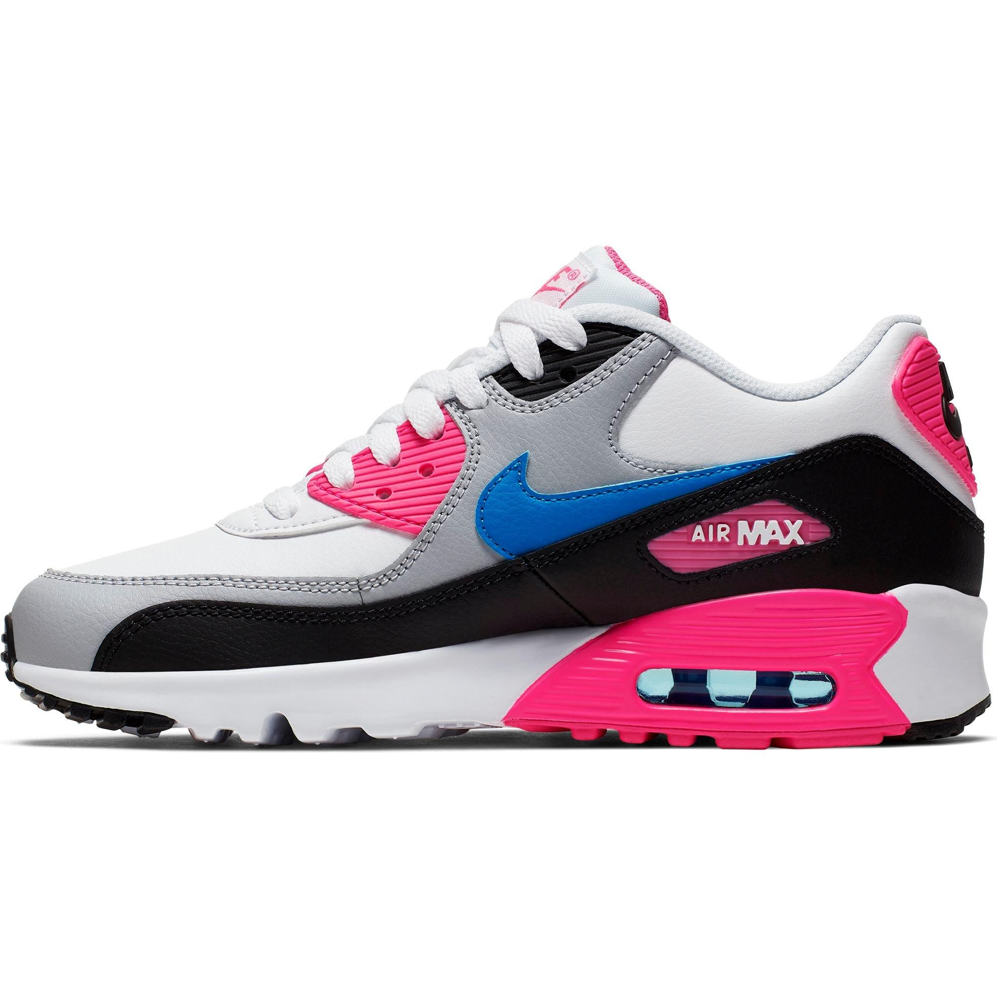 nike air max 90 pink blue white