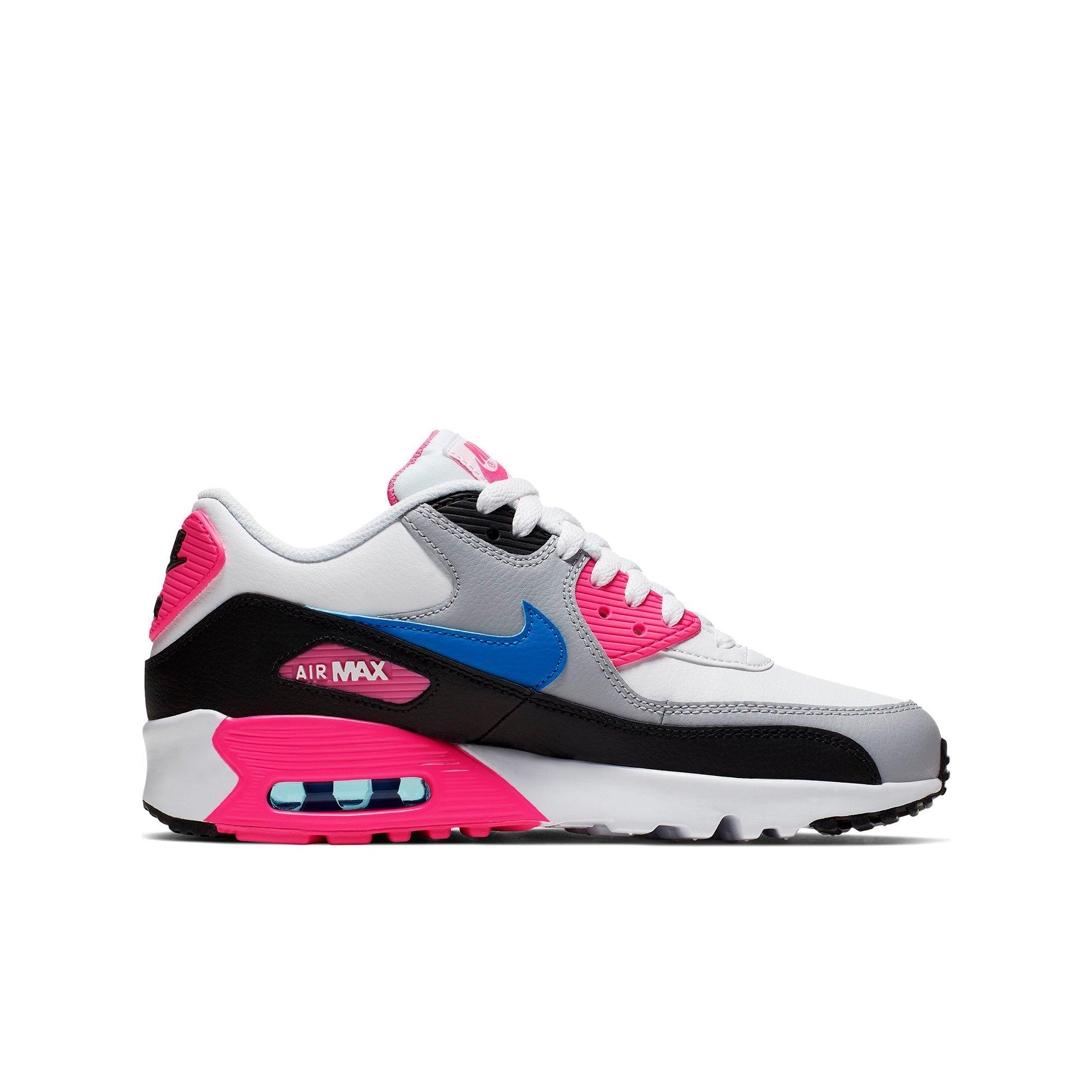 nike air max 90 pink blue white